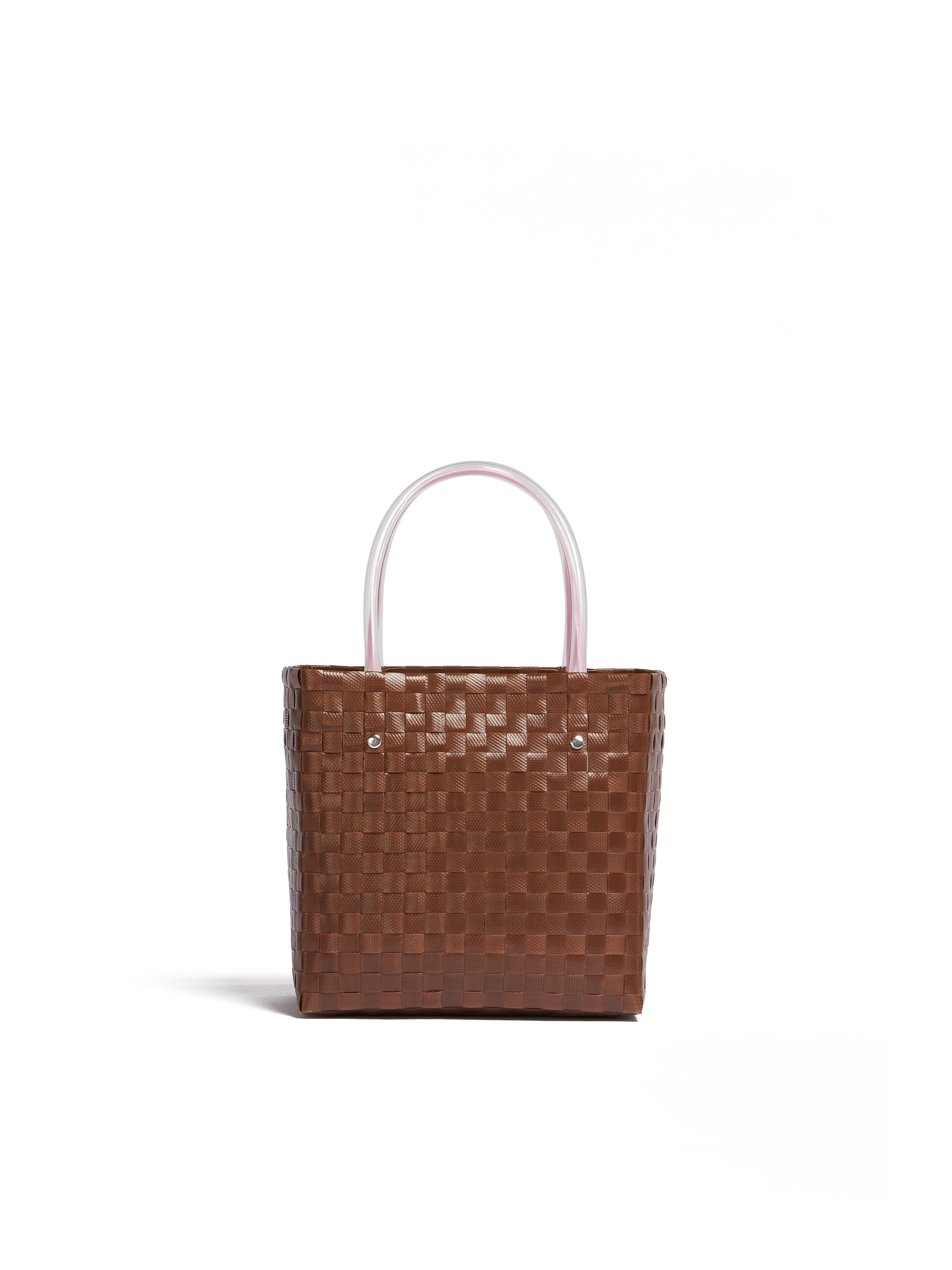 MARNI MARKET ANIMAL BASKET Tasche in Hellrosa - Shopper - Image 3