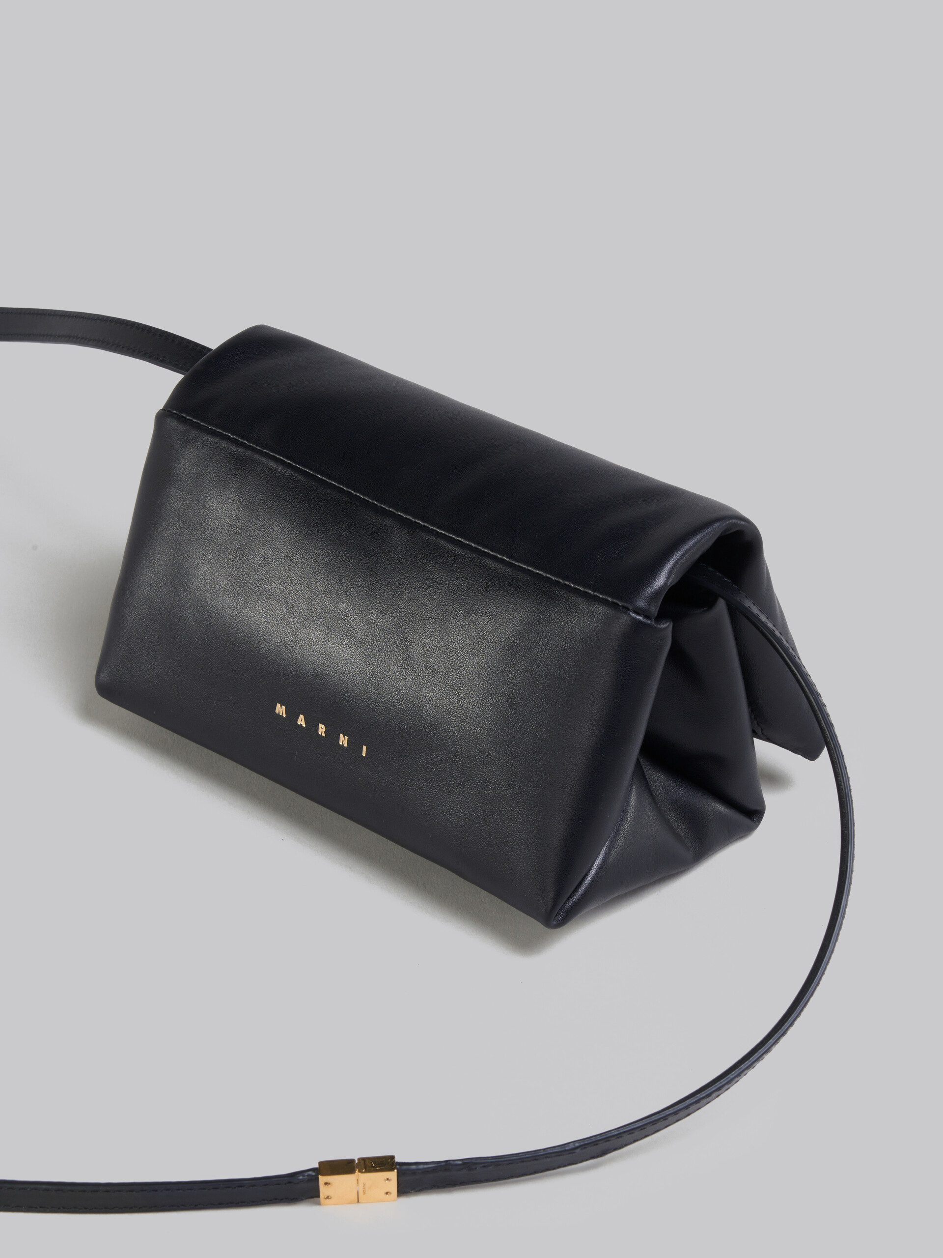 Mini black leather Prisma bag - Shoulder Bag - Image 4
