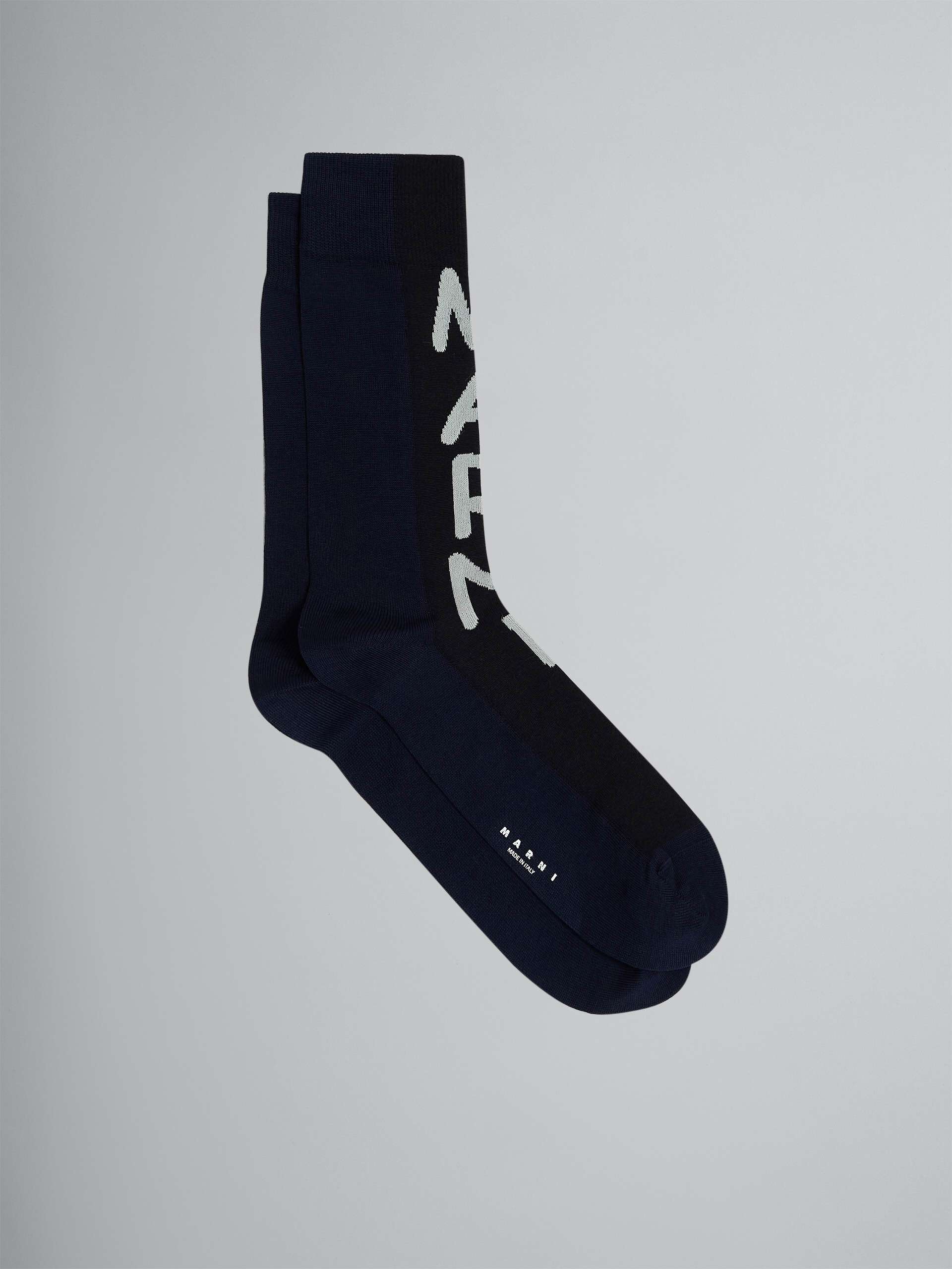 Blue MARNI ON ME cotton and nylon socks - Socks - Image 1