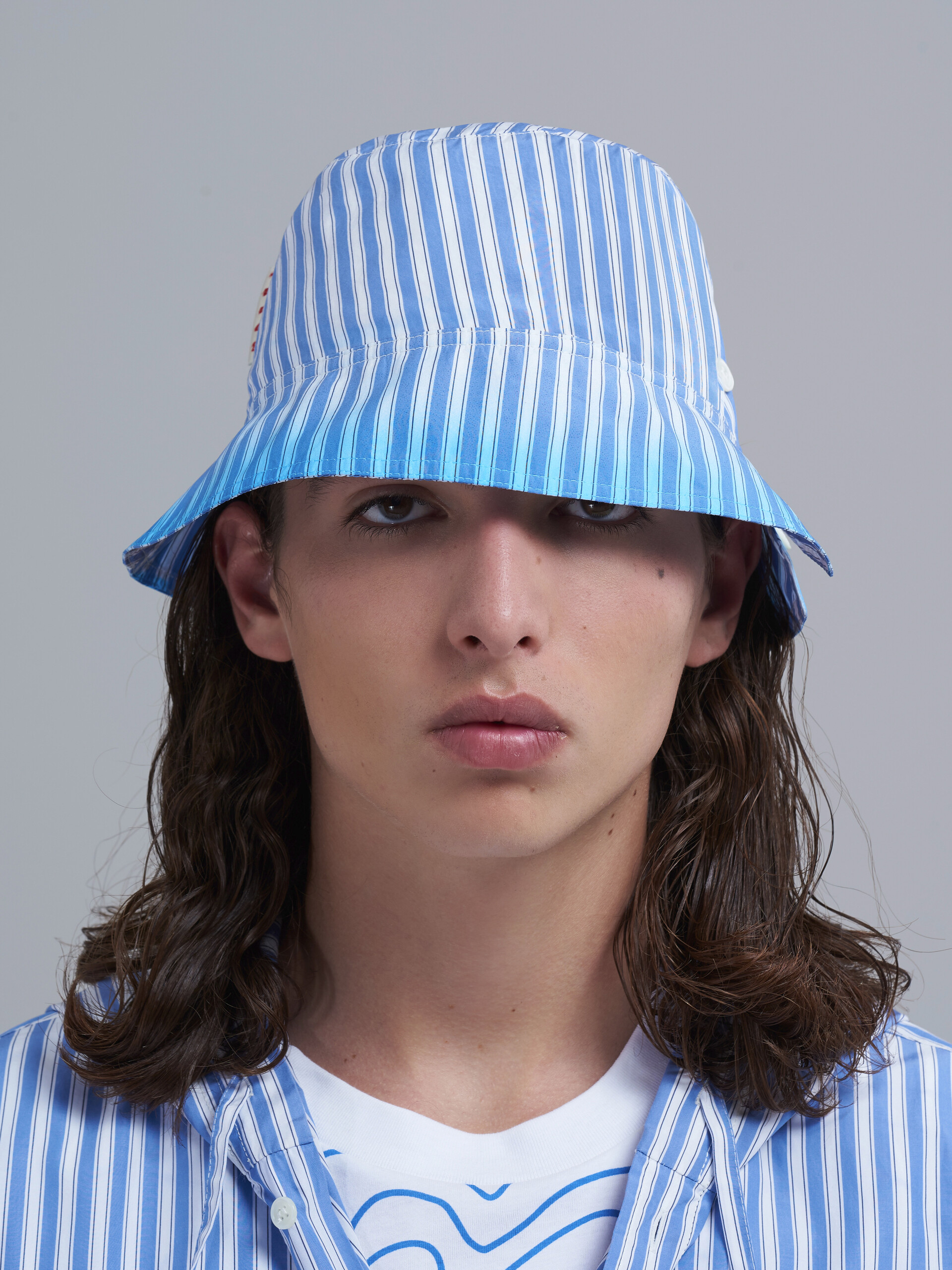 Dip-dyed poplin bucket hat | Marni
