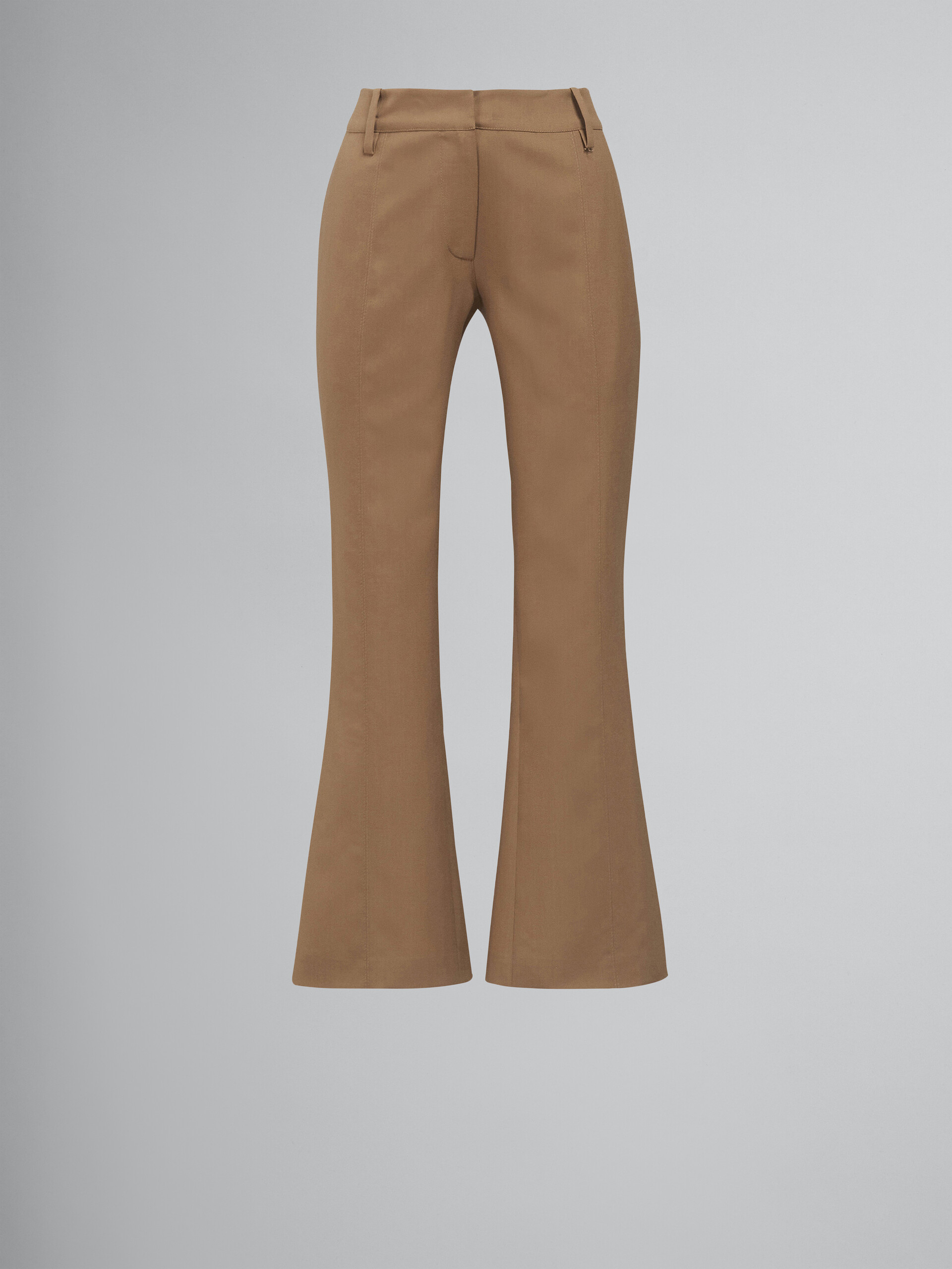 Tropical wool flared pants - Pants - Image 1