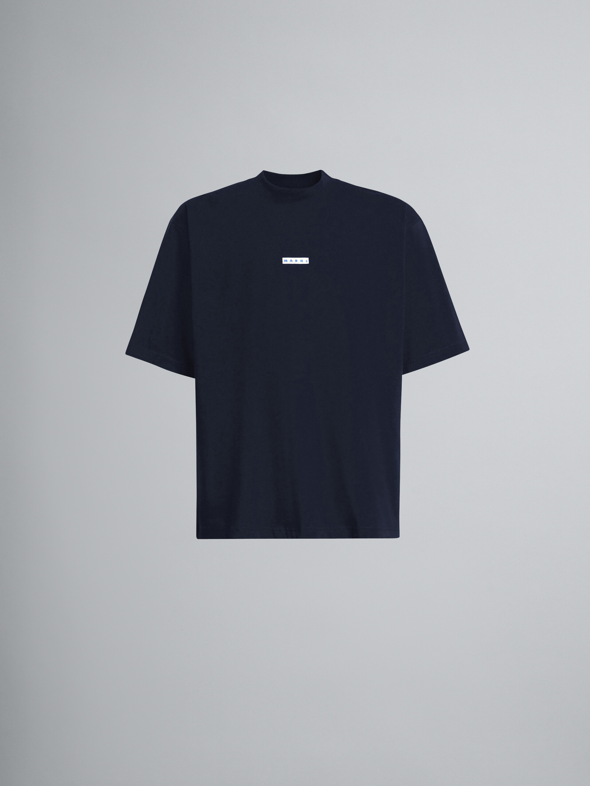 Black bio cotton jersey T-shirt - T-shirts - Image 1
