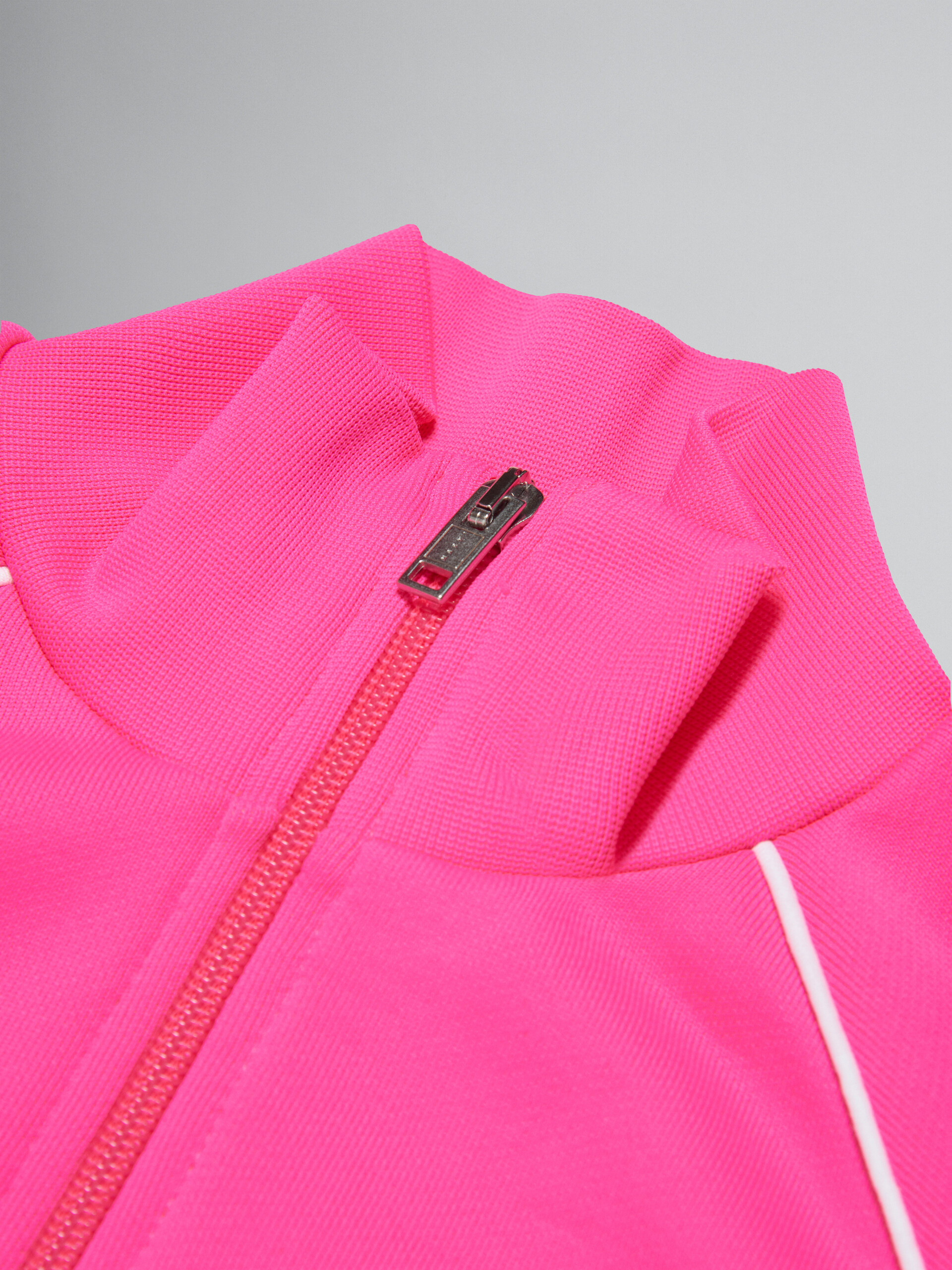 Sweat-shirt en tissu technique rose avec logo Brush - Maille - Image 4