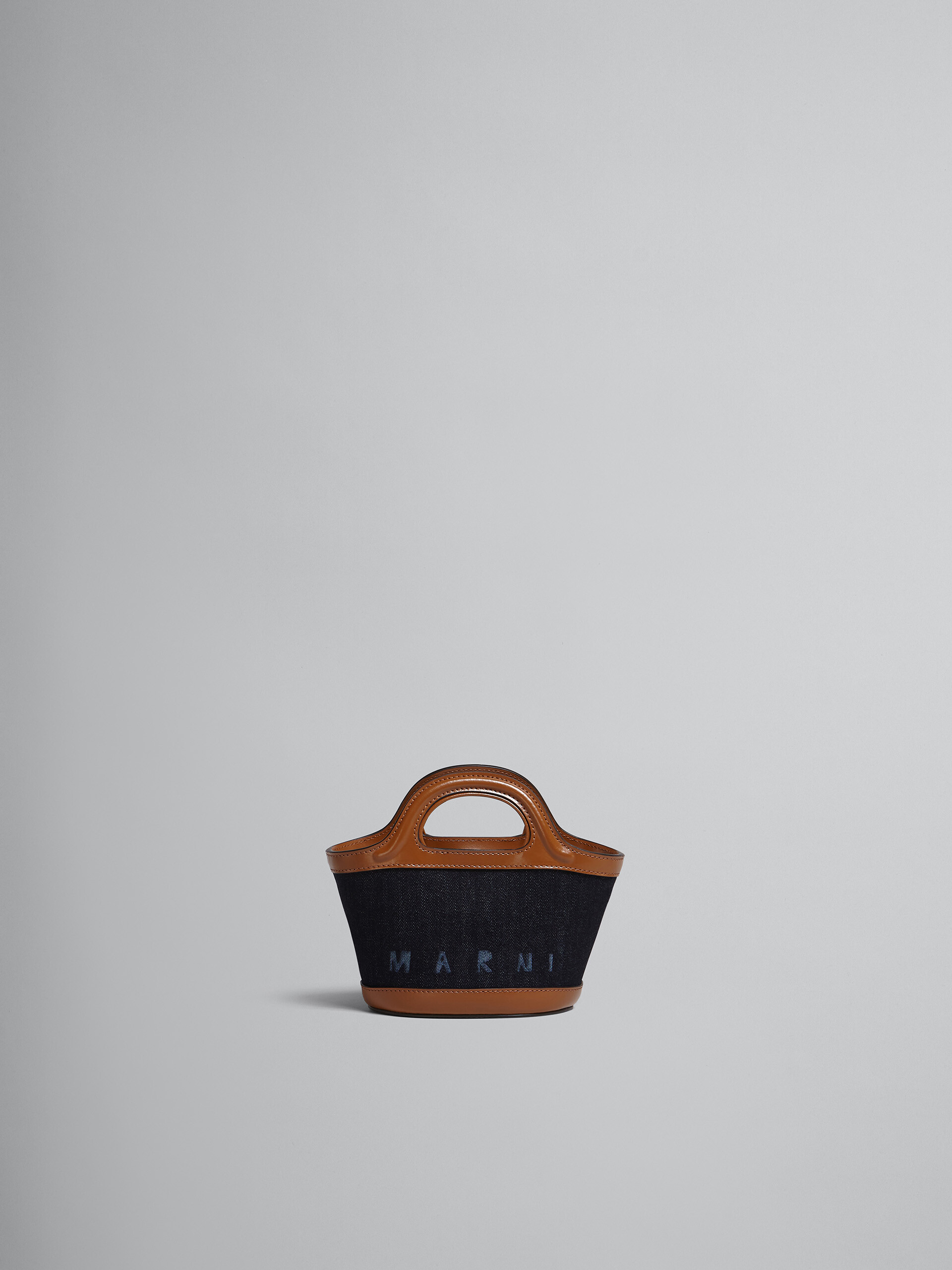 TROPICALIA micro bag in denim and leather - Handbag - Image 1