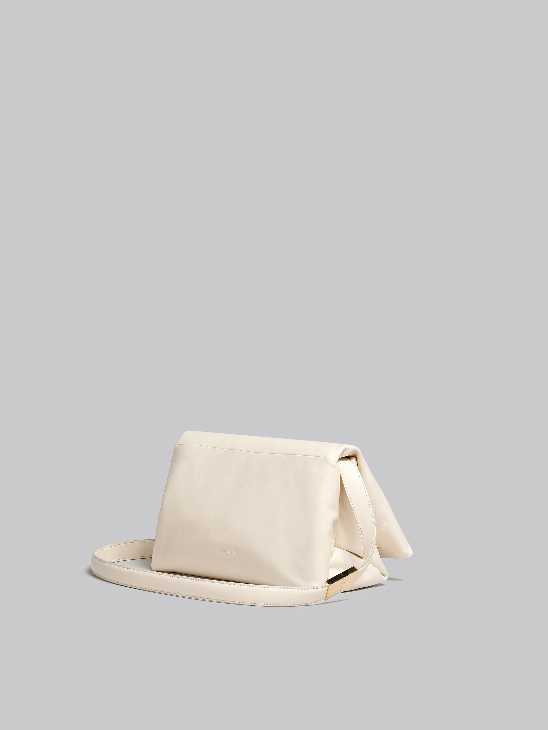 Black leather Prisma shoulder bag - Shoulder Bag - Image 3