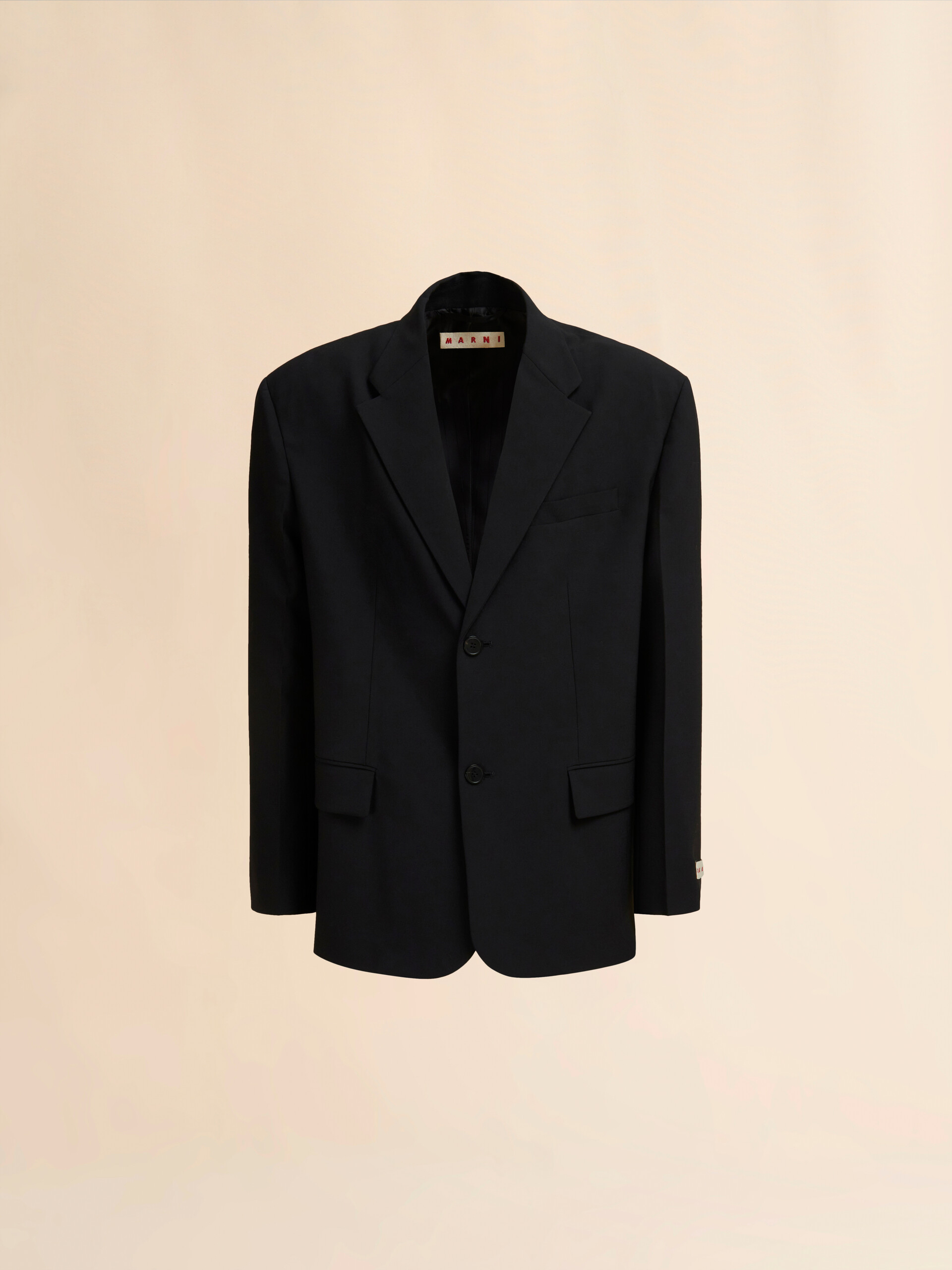 Black light wool blazer with Marni tag - Jackets - Image 1