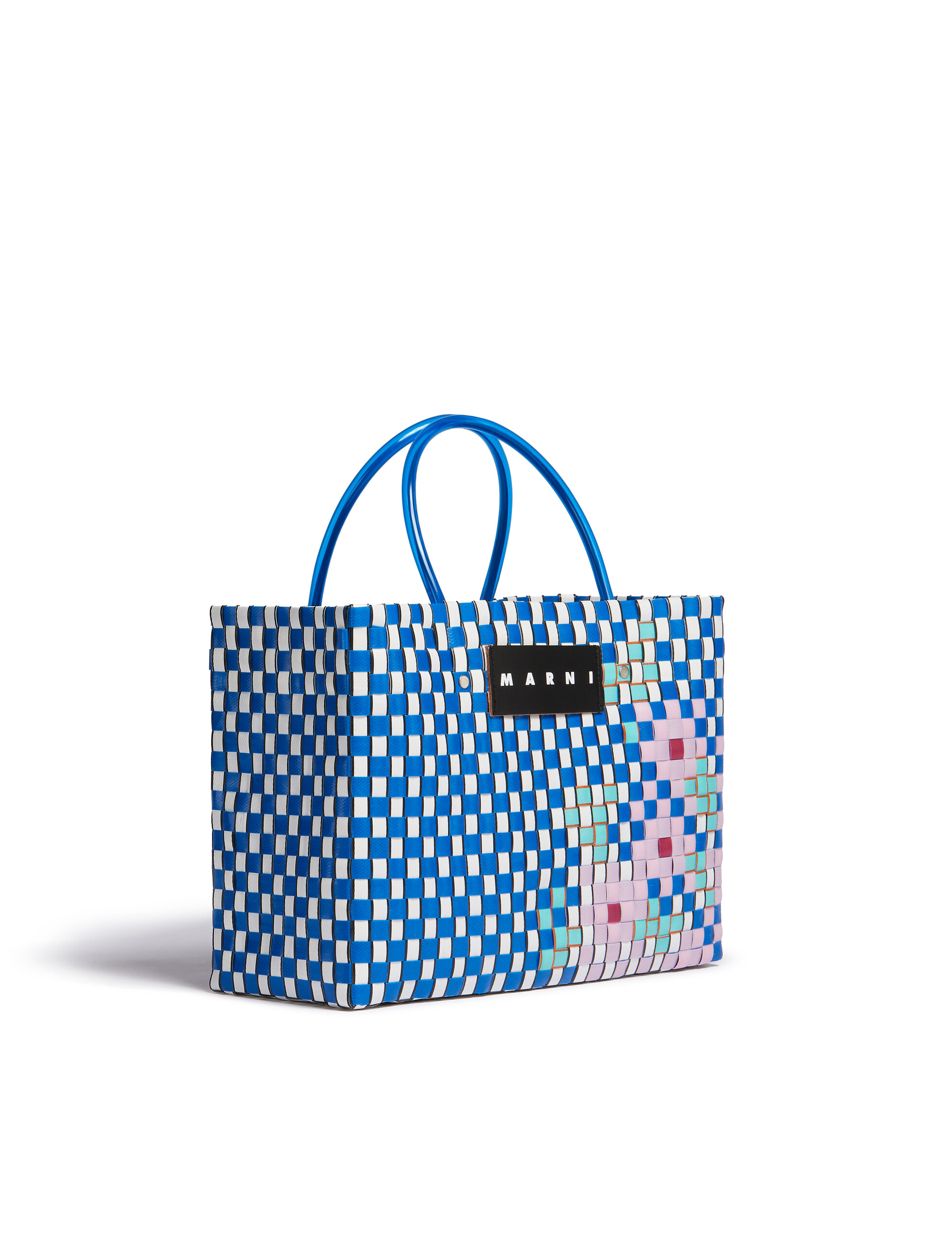 MARNI MARKET MINI BASKET BAG  ロイヤルブルー MARNI MARKET MINI BASKET BAG ロイヤルブルー