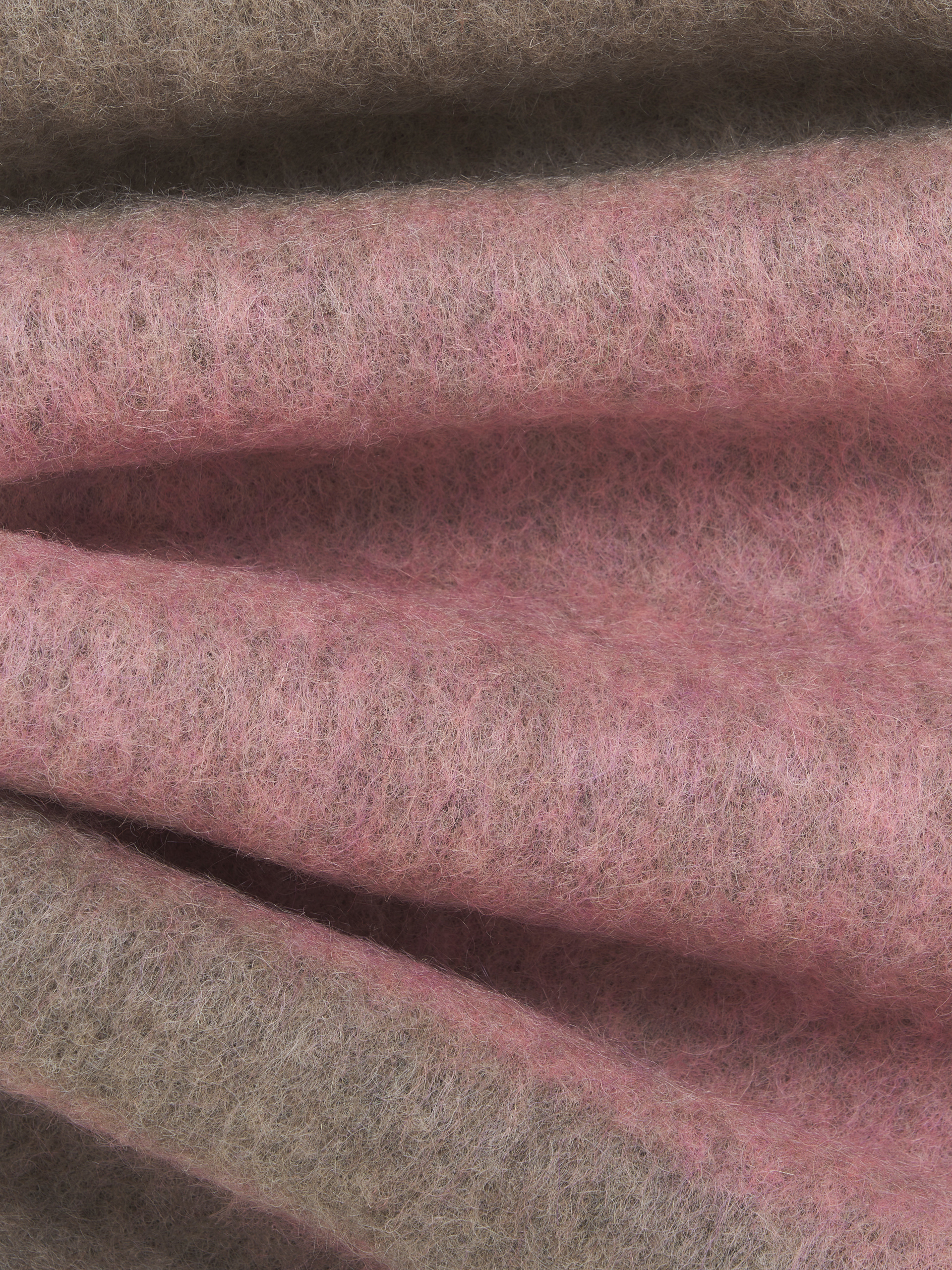Blue striped alpaca-mohair scarf - Scarves - Image 2