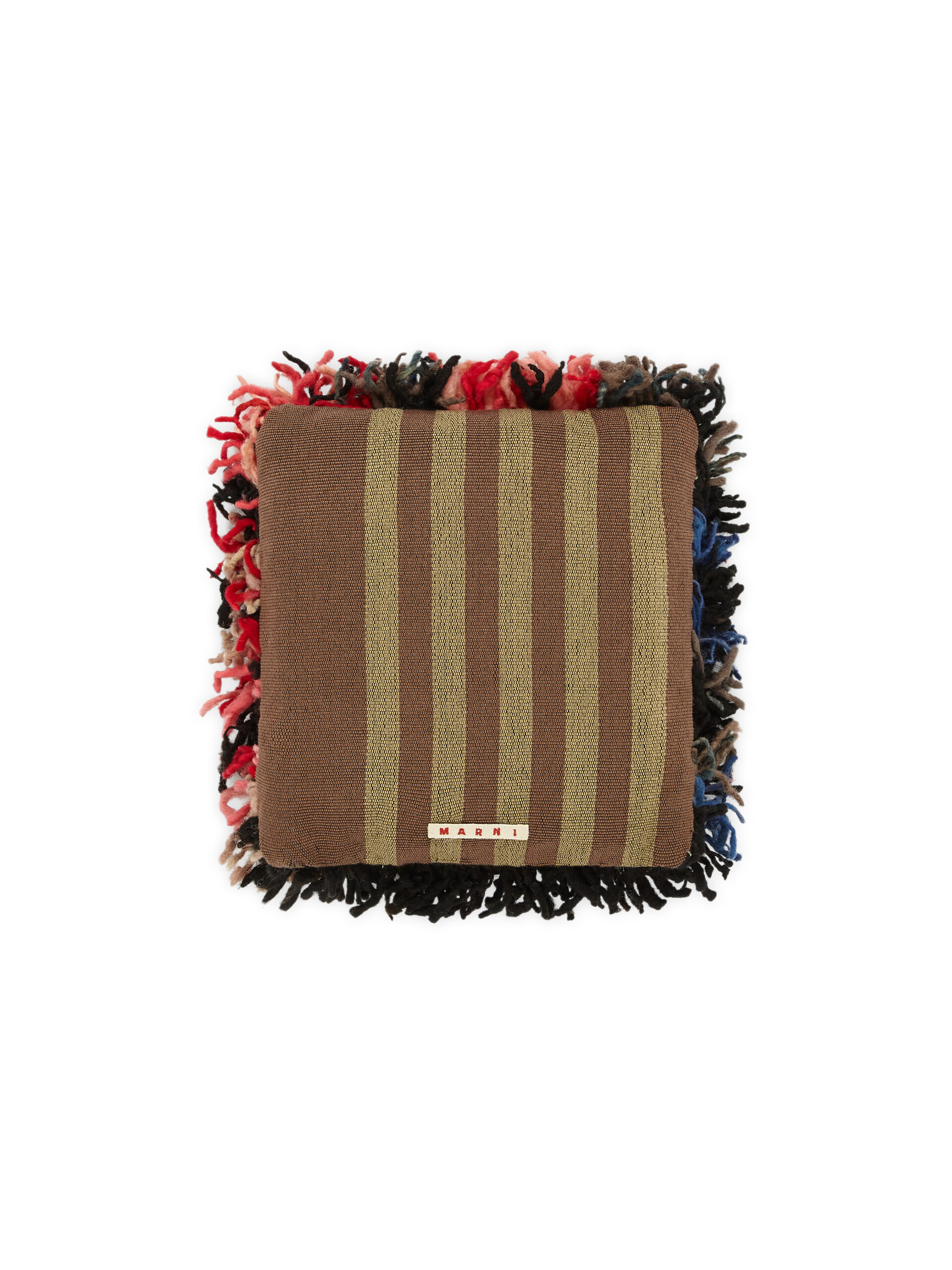 MARNI MARKET pillow in multicolour pink wool Marni