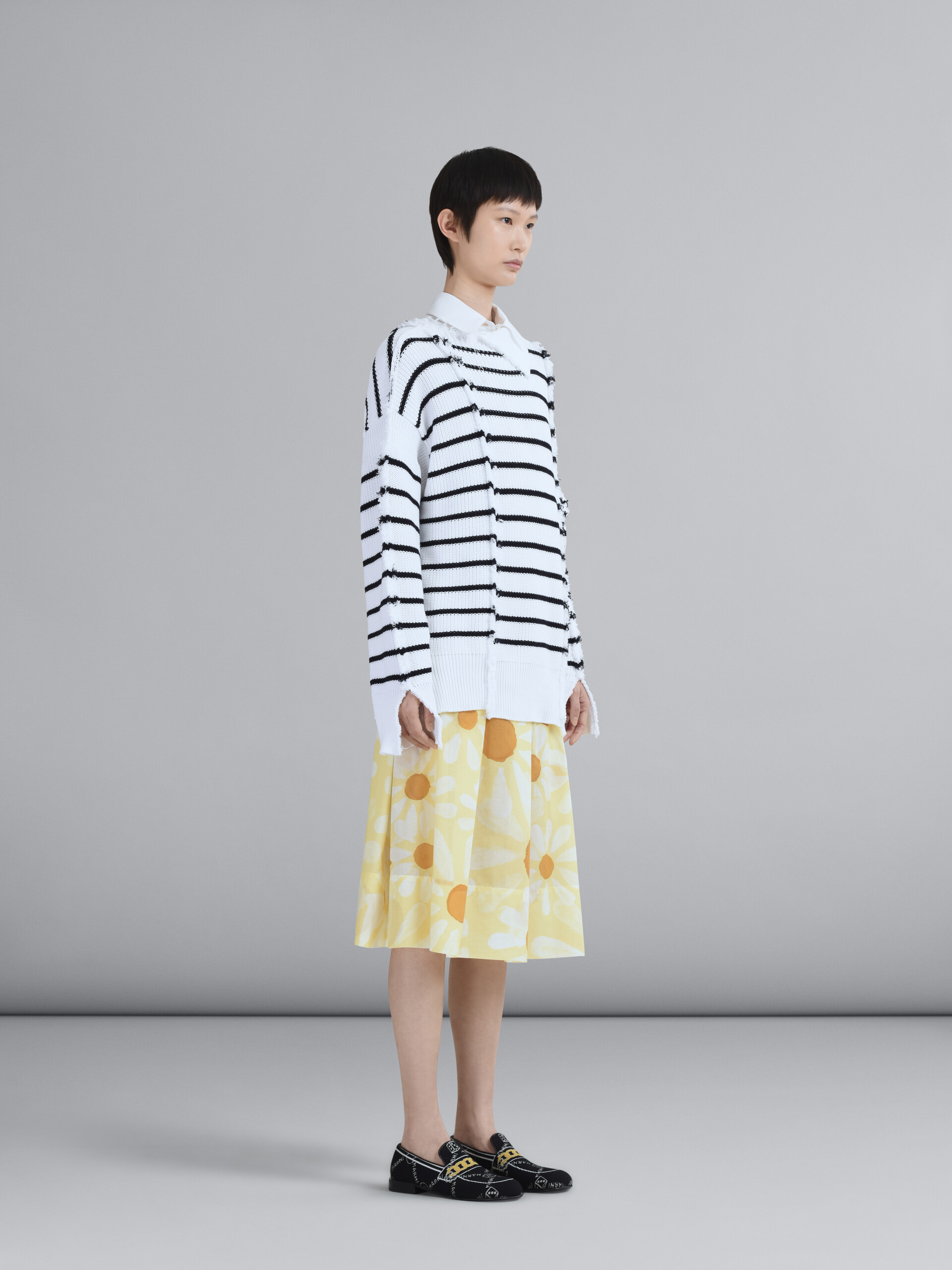 Euphoria print cotton voile skirt - Skirts - Image 5