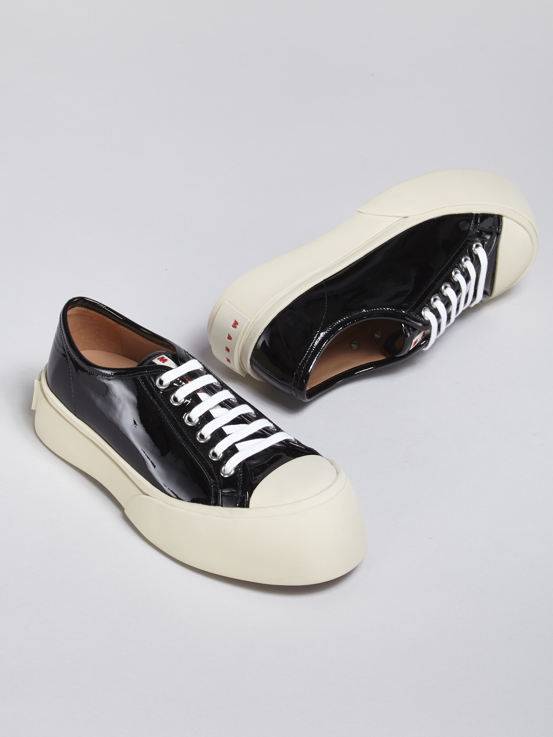 Patent leather PABLO lace-up sneaker - Sneakers - Image 5