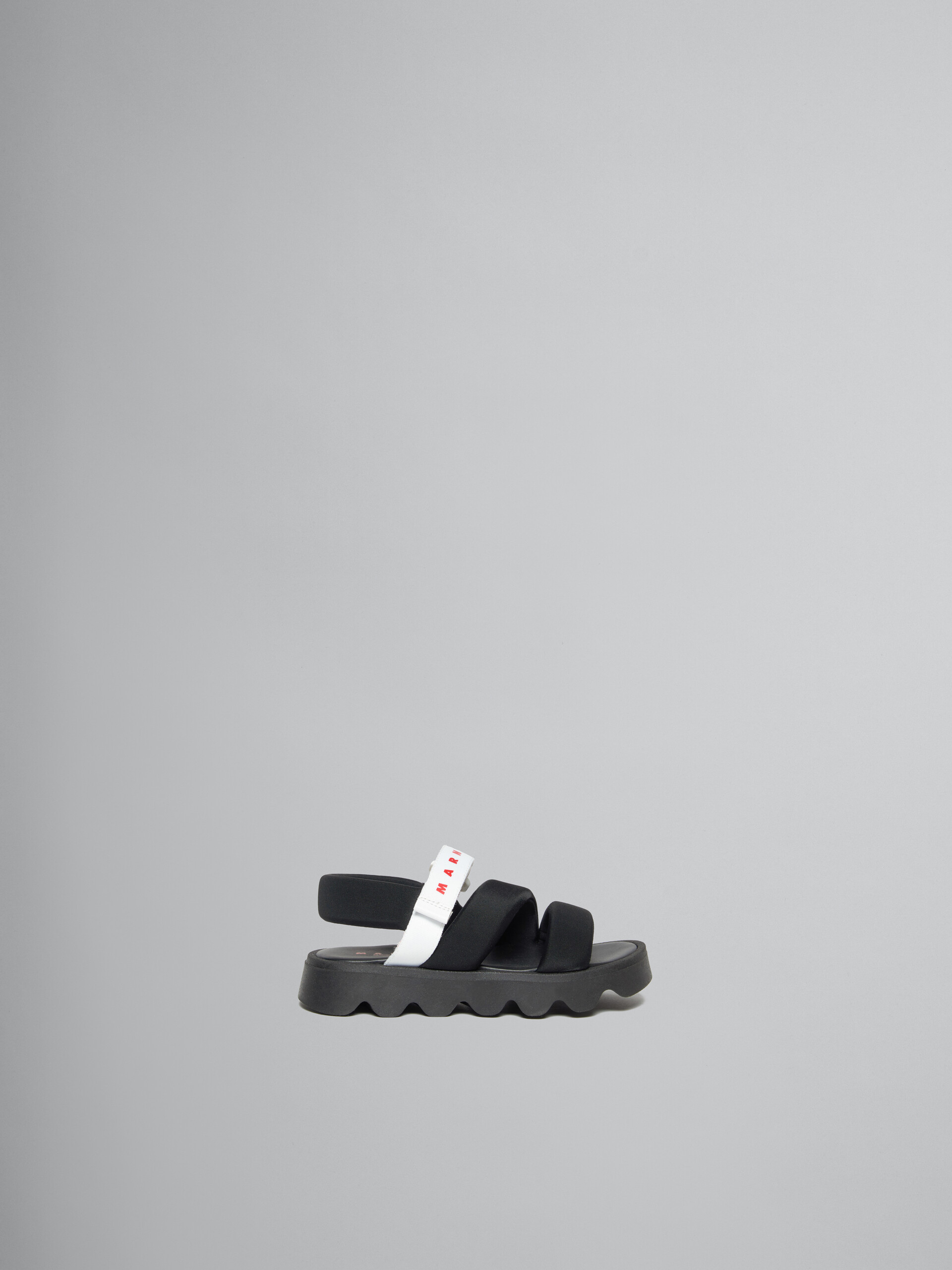 Black Padded Sandal - kids - Image 1