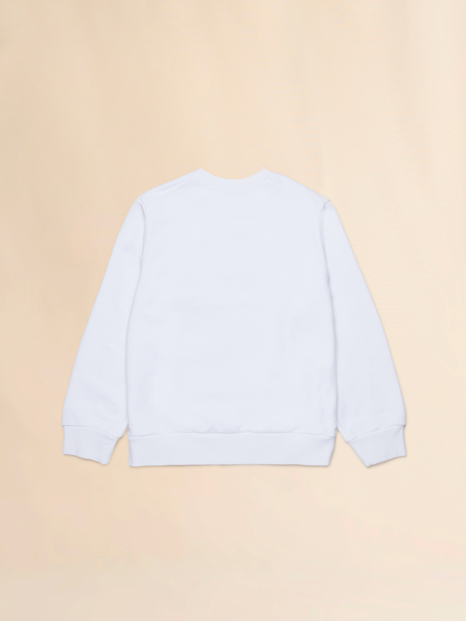 Felpa in cotone bianco con patch Dessert Flower - Maglieria - Image 2