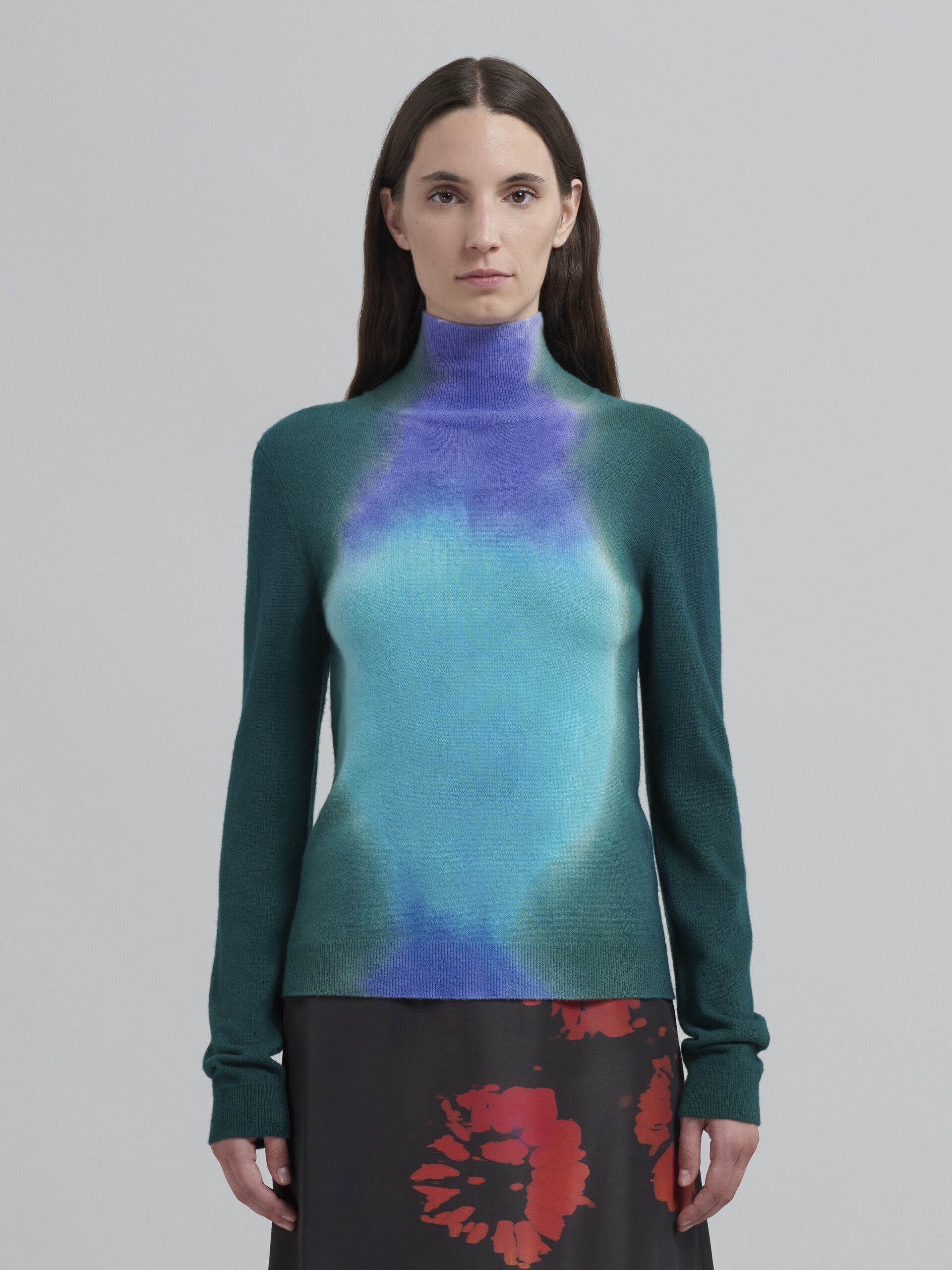 Hand-dyed virgin wool sweater - Pullovers - Image 2