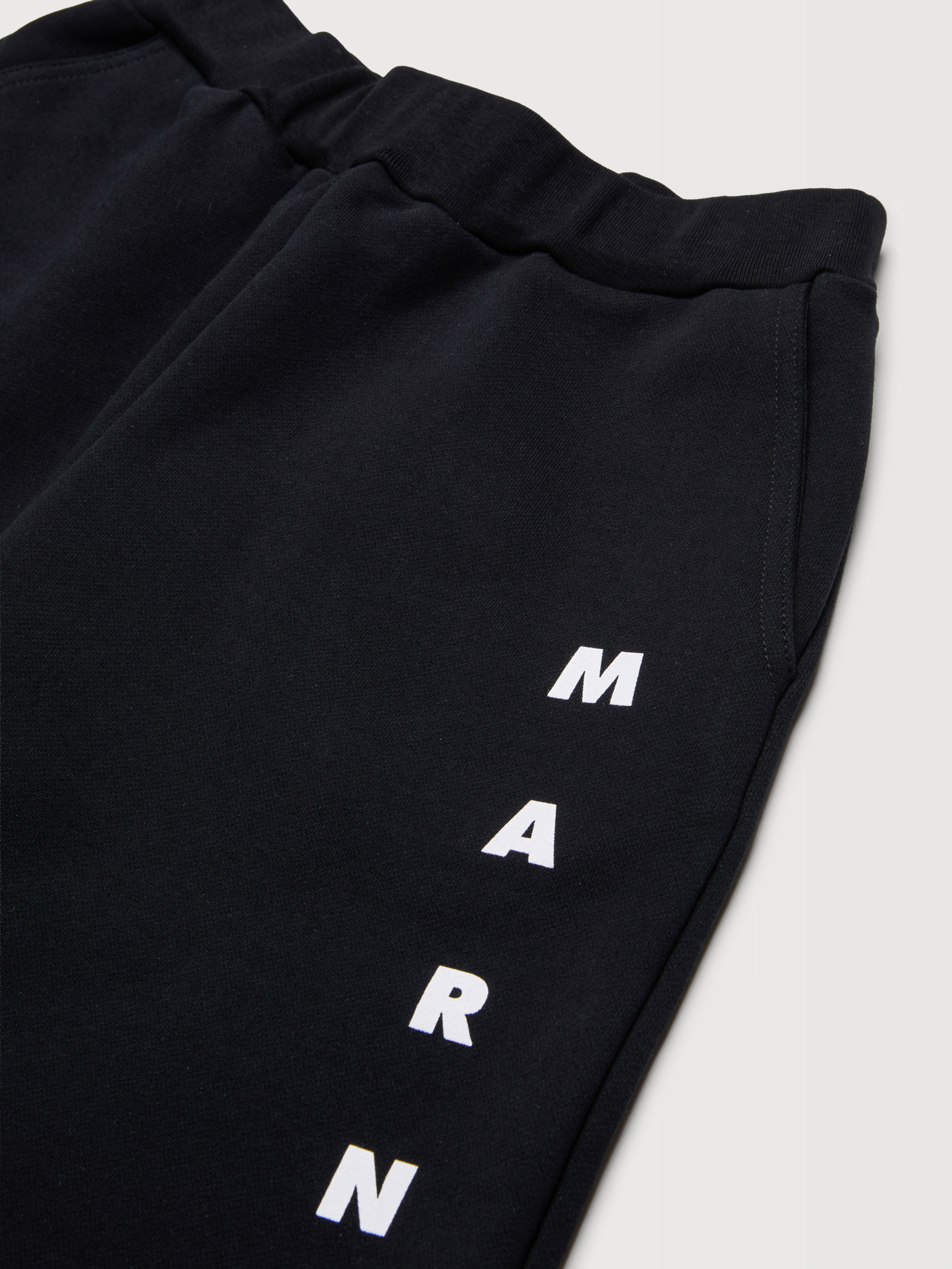 Orange cotton sweat shorts with Marni print - Pants - Image 3