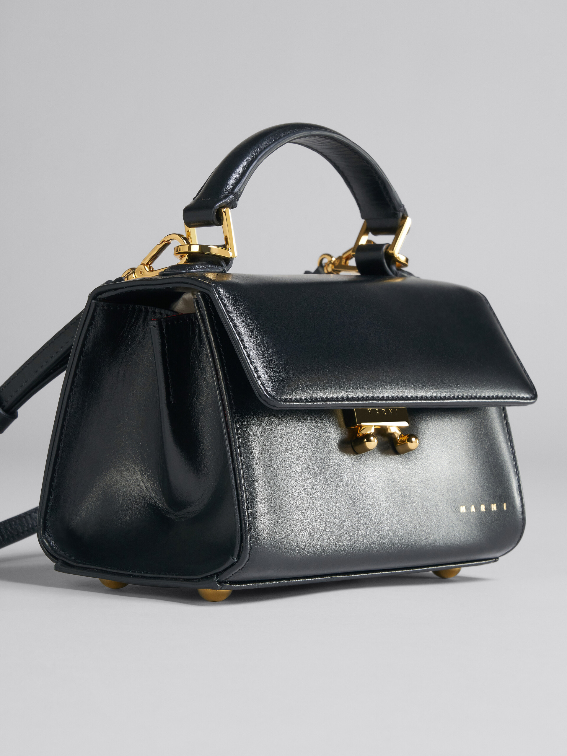 Relativity Mini Bag in black leather - Handbags - Image 5