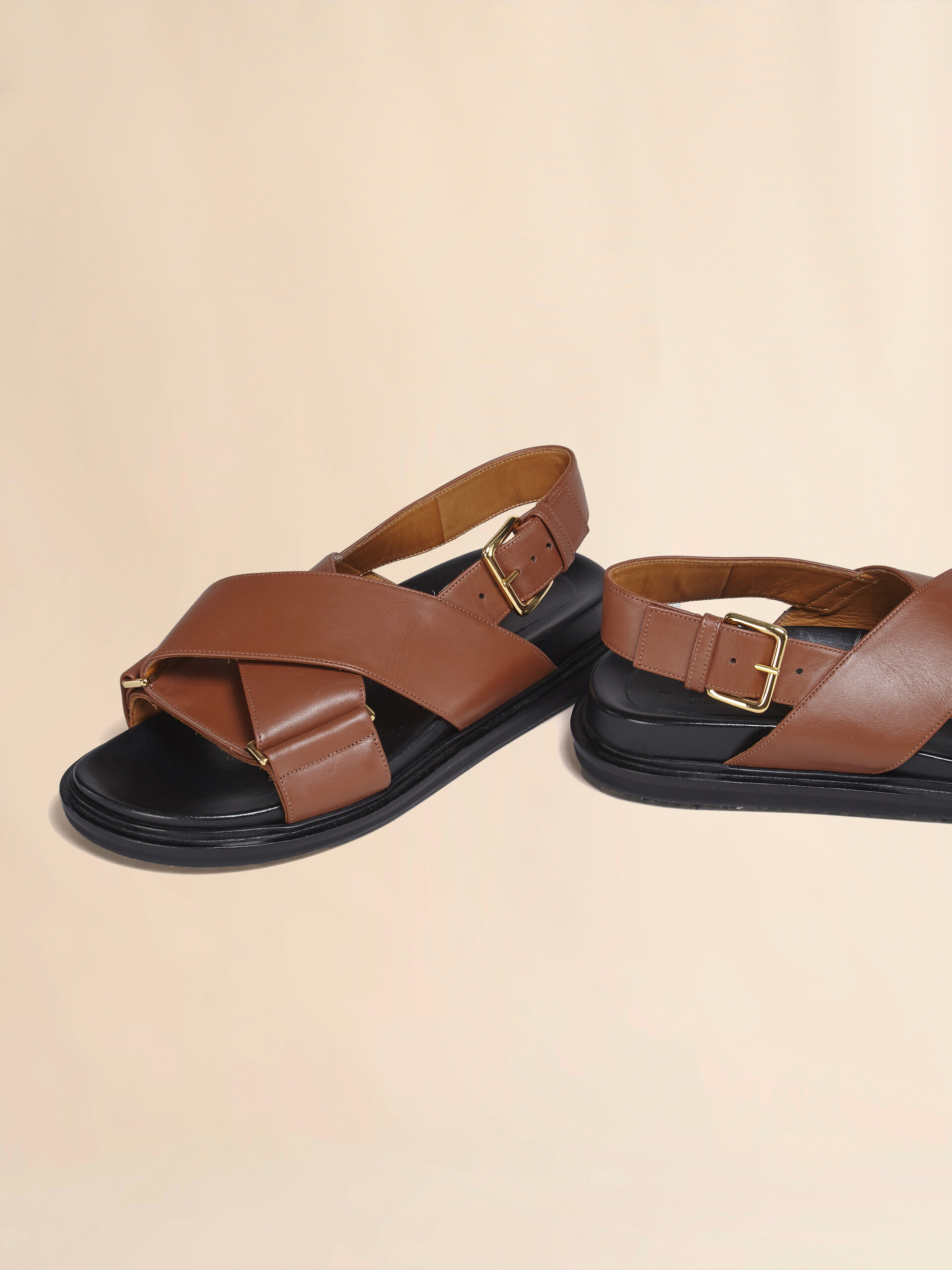 Brown leather Fussbett - Sandals - Image 5