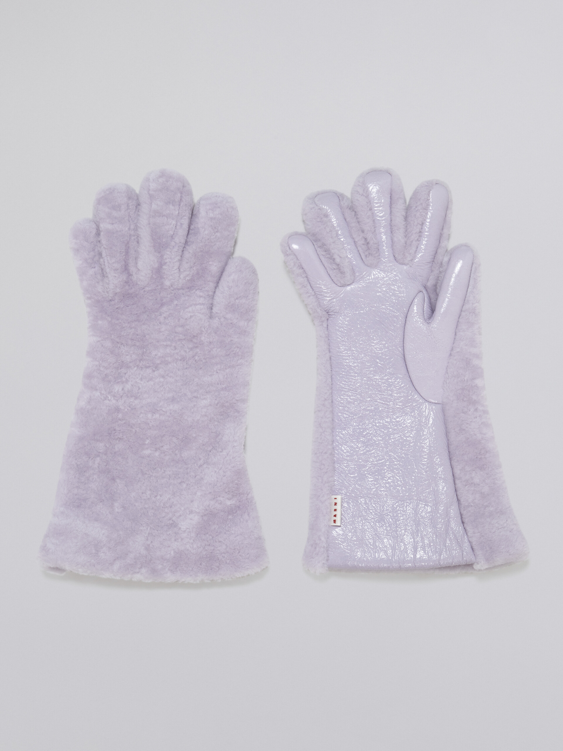 Shearling gloves - Gloves - Image 1