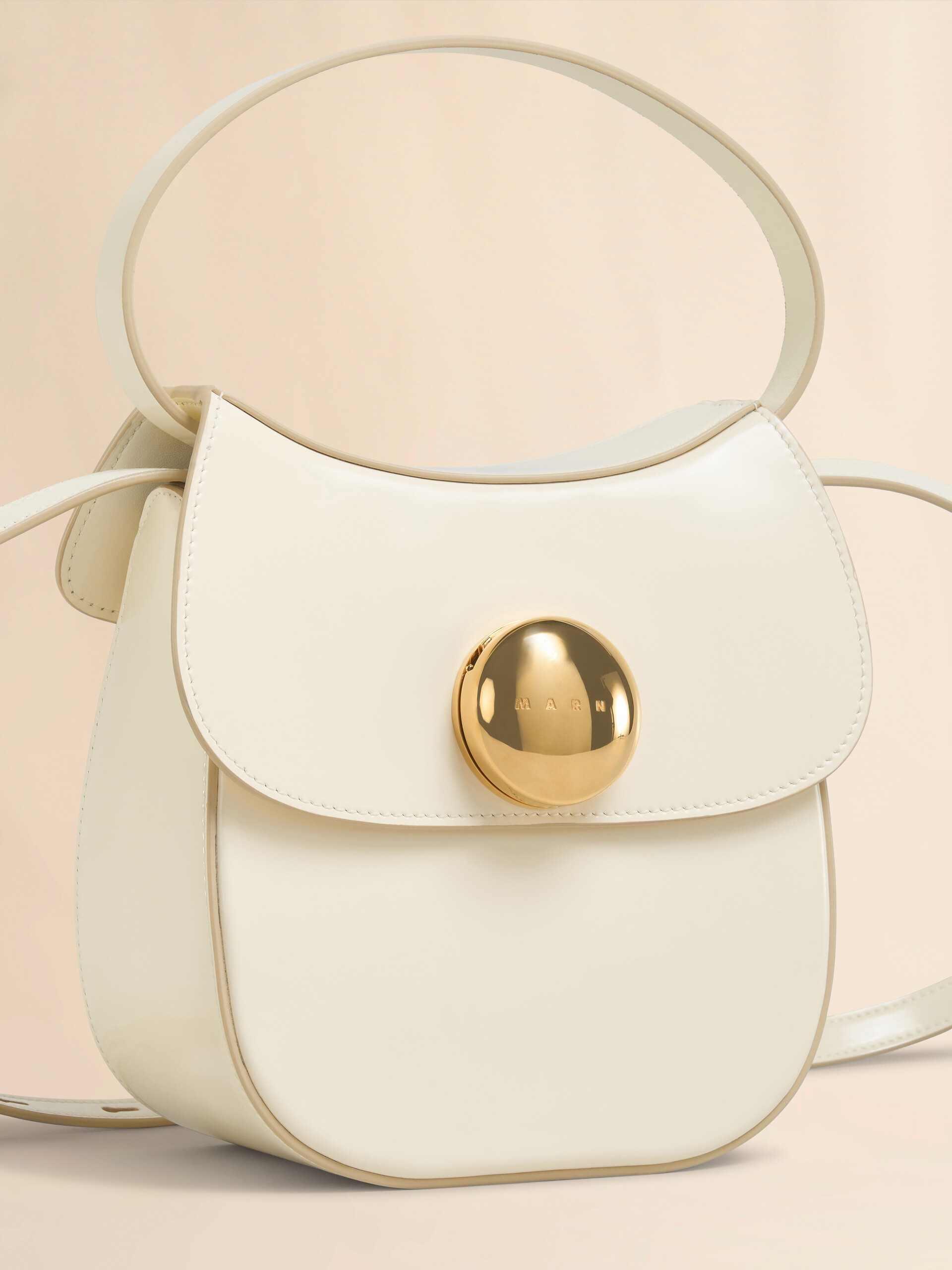Brown leather Butterfly small handbag - Shoulder Bags - Image 4