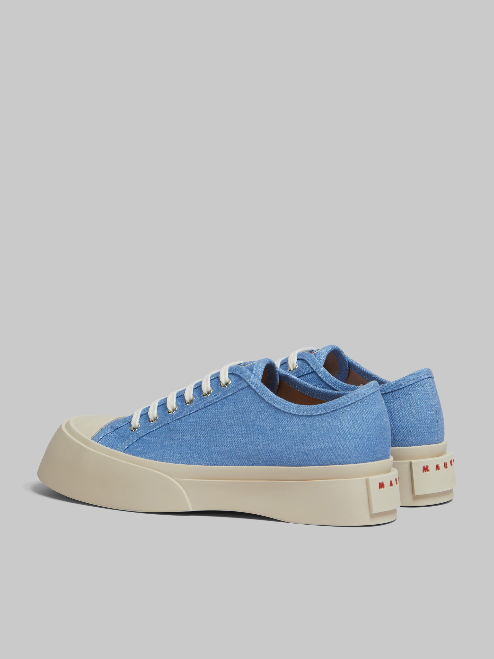 Sneakers à lacets Pablo en denim bleu clair - Sneakers - Image 3
