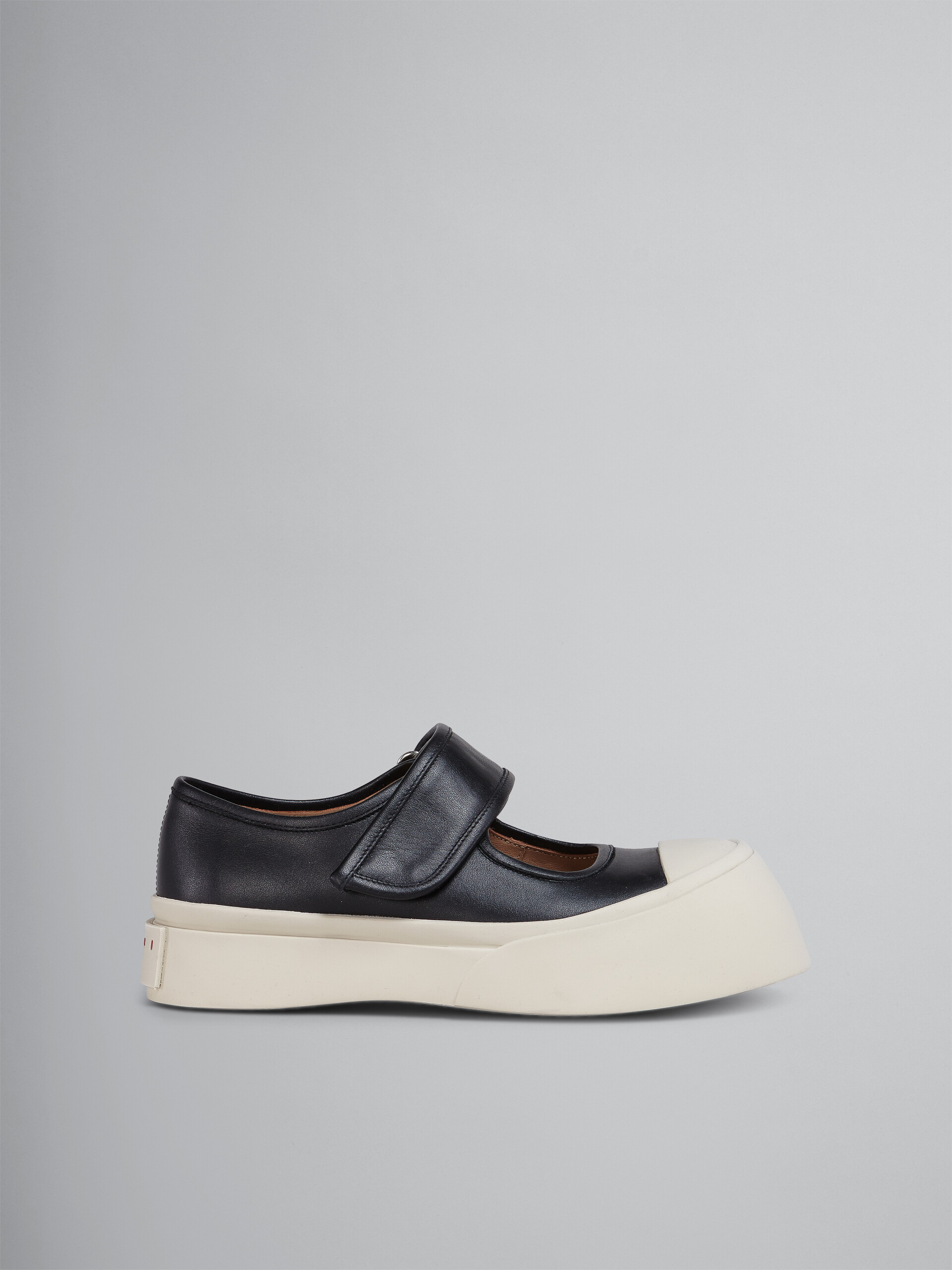 Black nappa leather PABLO Mary-Jane sneaker - Sneakers - Image 1