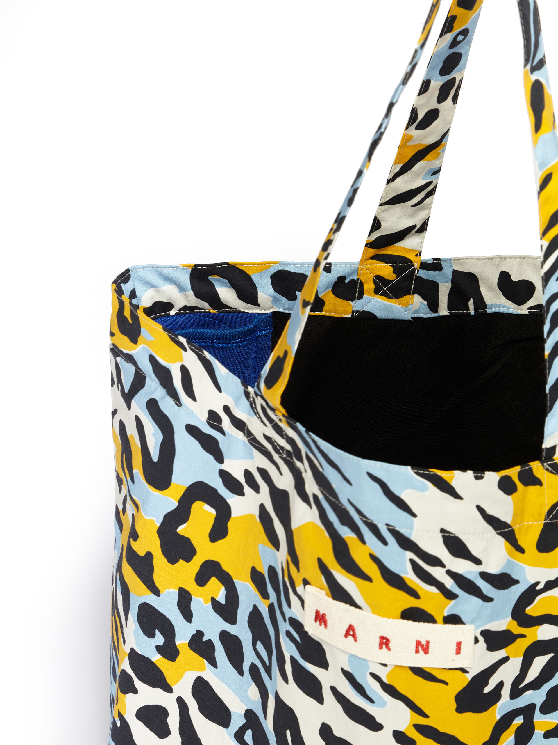 Cotton tote bag with archival black spotted print - Bags - Image 4