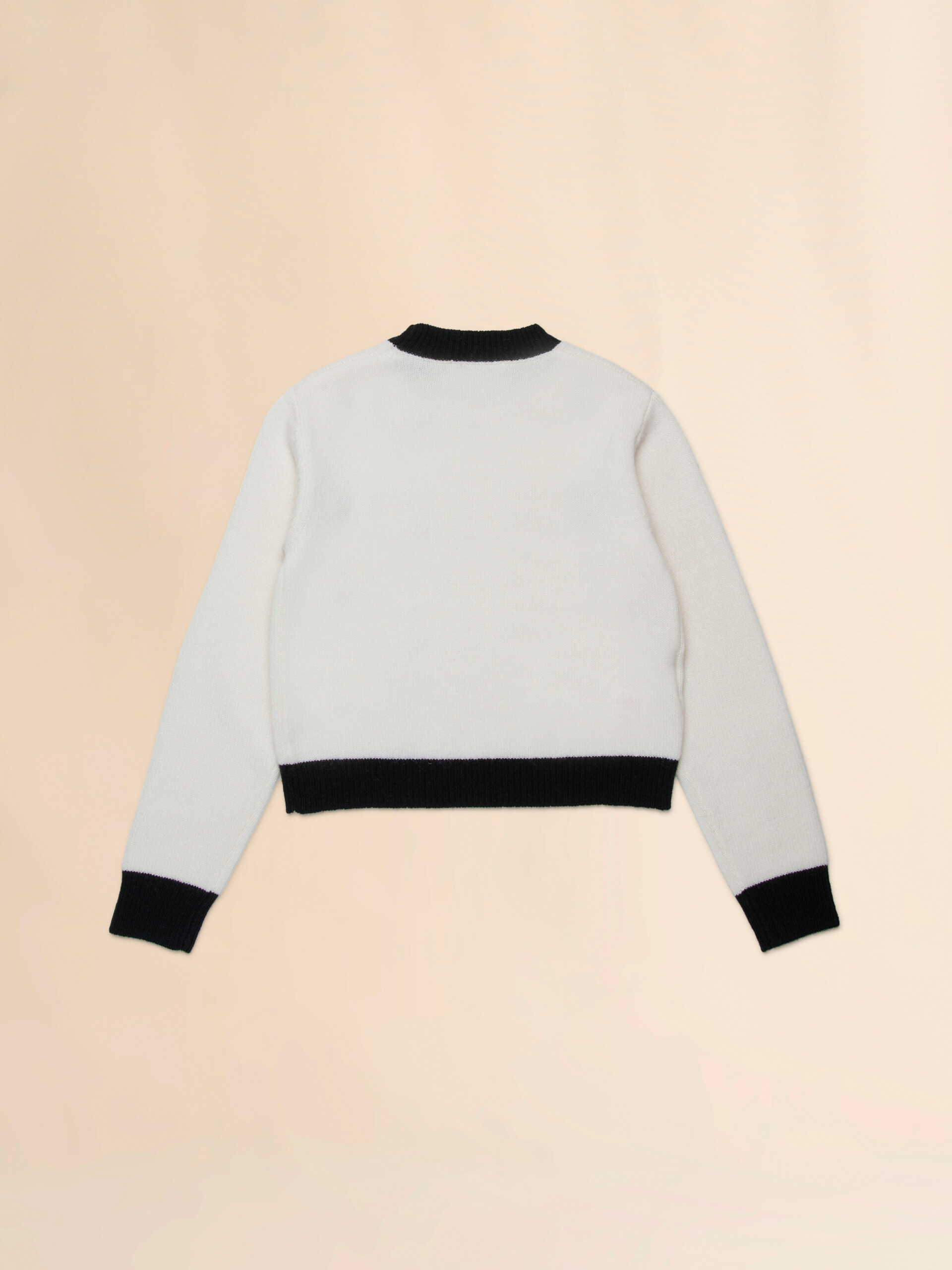 Colorblock wool-cashmere blend crewneck sweater - Knitwear - Image 2