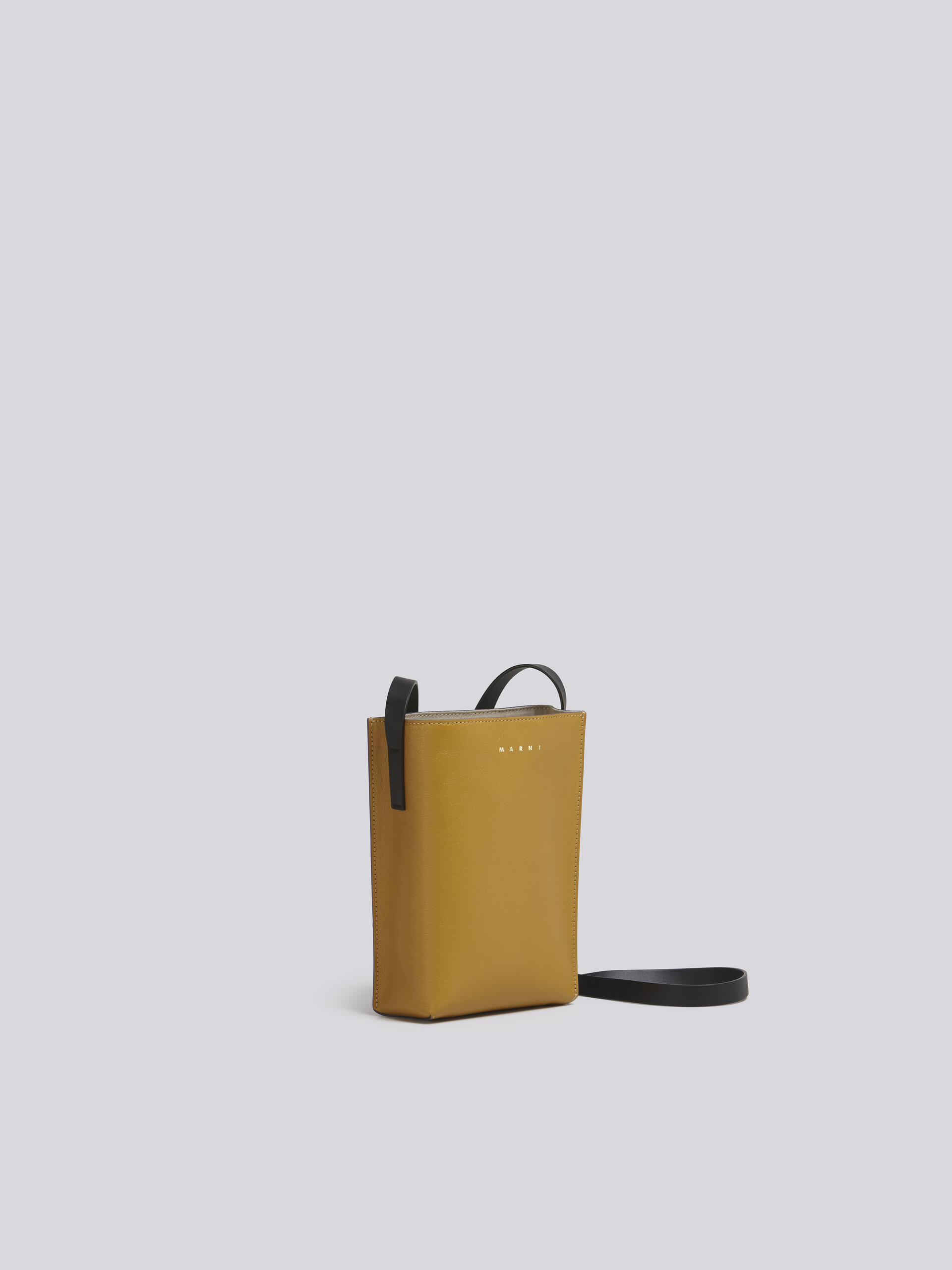 MUSEO SOFT nano bag in yellow and green leather - Shoulder Bags - Image 5