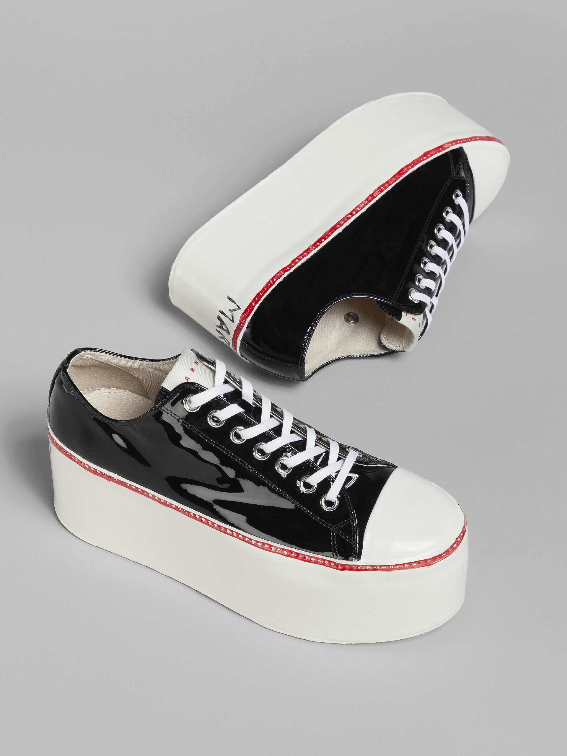 Patent leather platform sneaker - Sneakers - Image 5