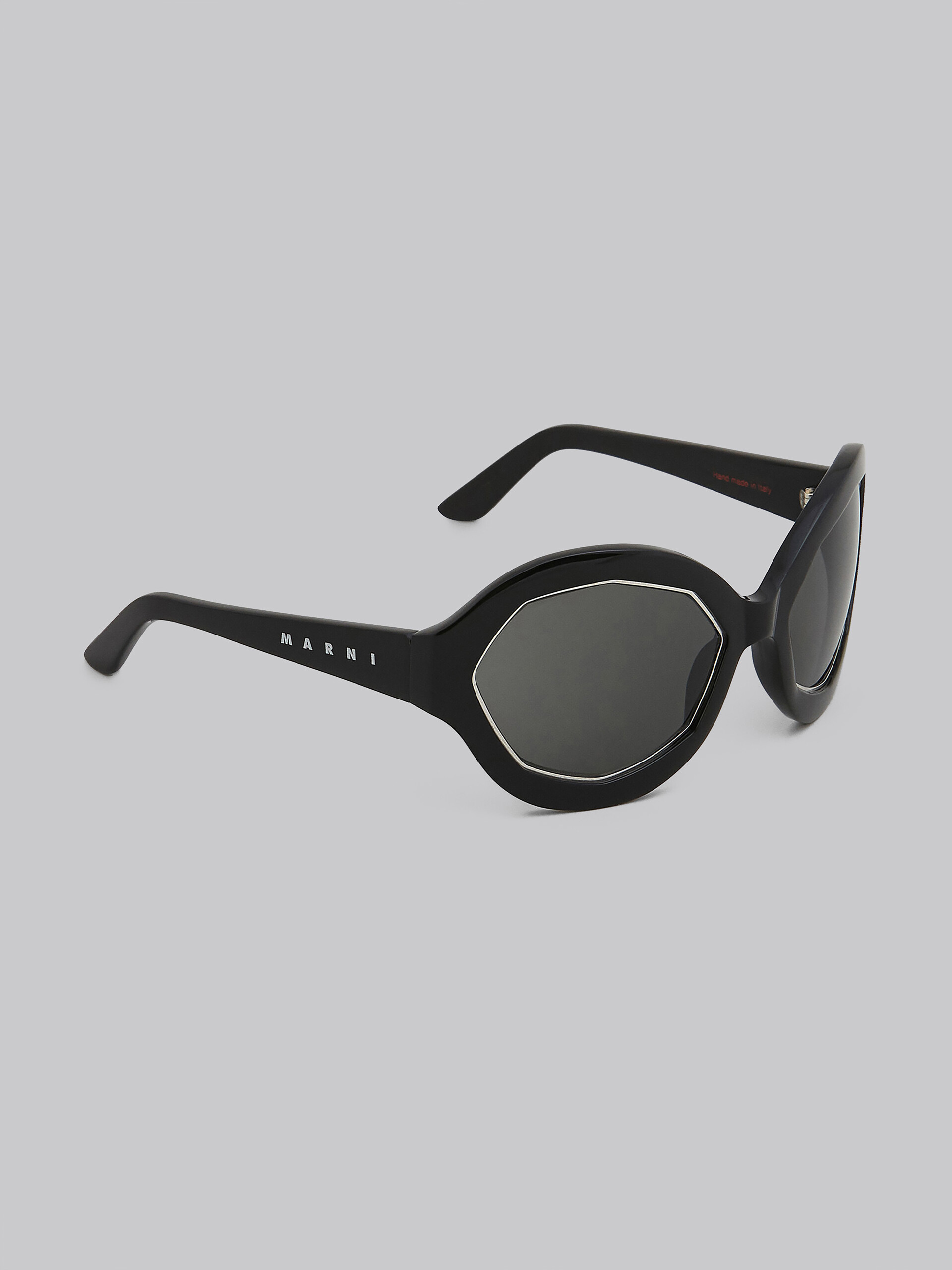 CUMULUS CLOUD black acetate and nylon sunglasses - Optical - Image 2