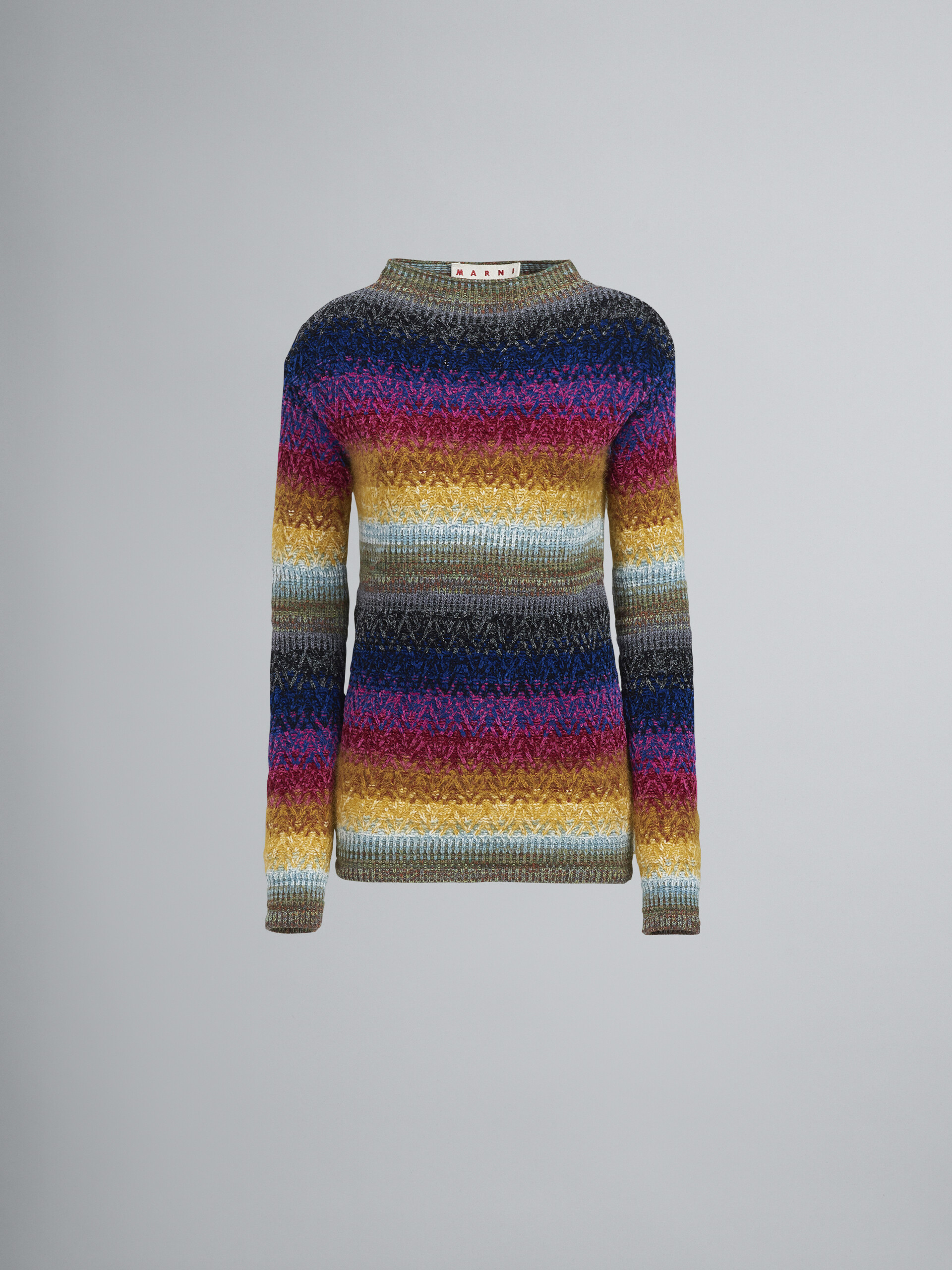 Viscose cotton and wool sweater - Pullovers - Image 1