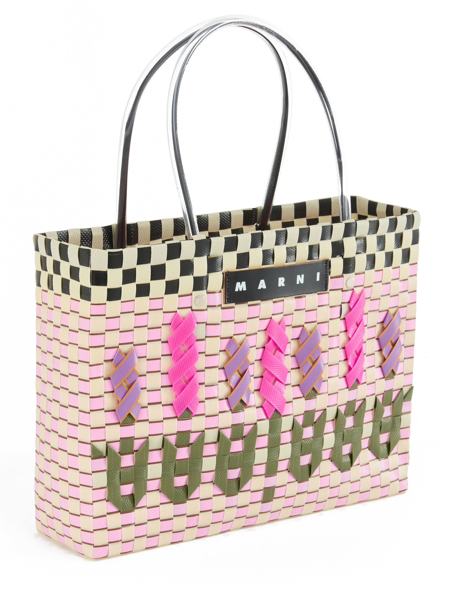 Pink garden MARNI MARKET tote bag - Shopping Bags - Image 4