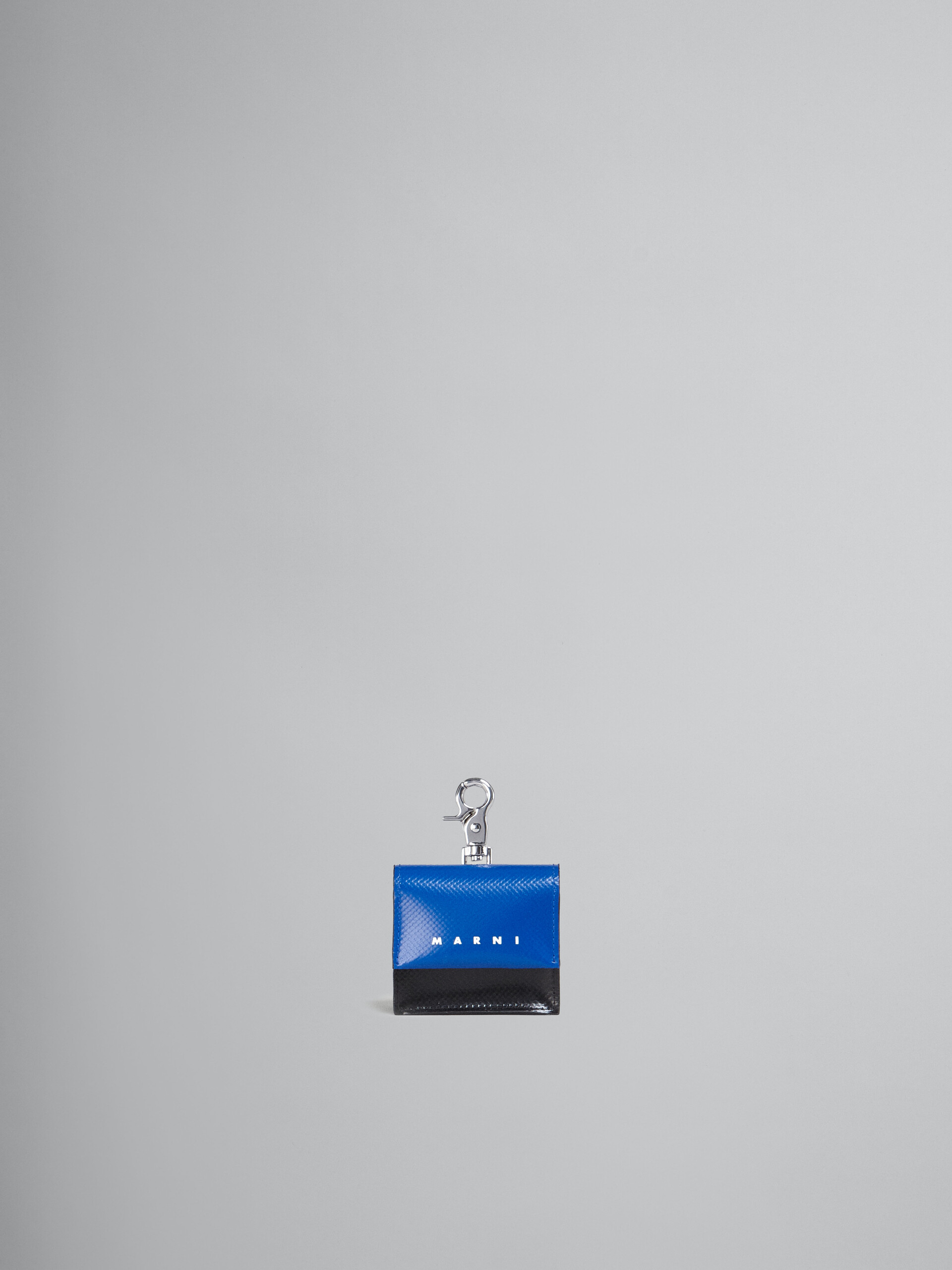 Porta AirPods nero e blu - Portafogli e piccola pelletteria - Image 1