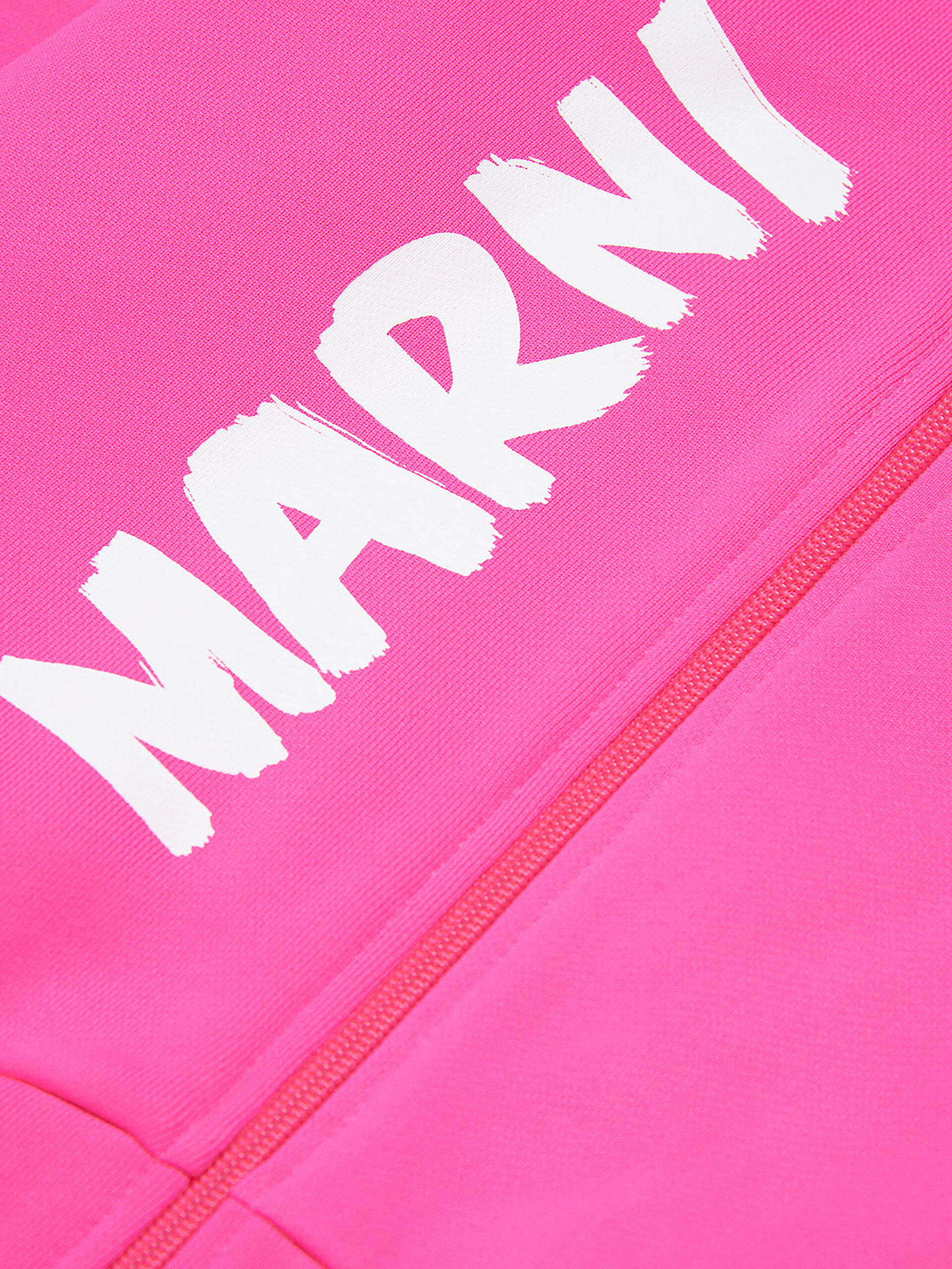 Sweat-shirt en tissu technique rose avec logo Brush - Maille - Image 3