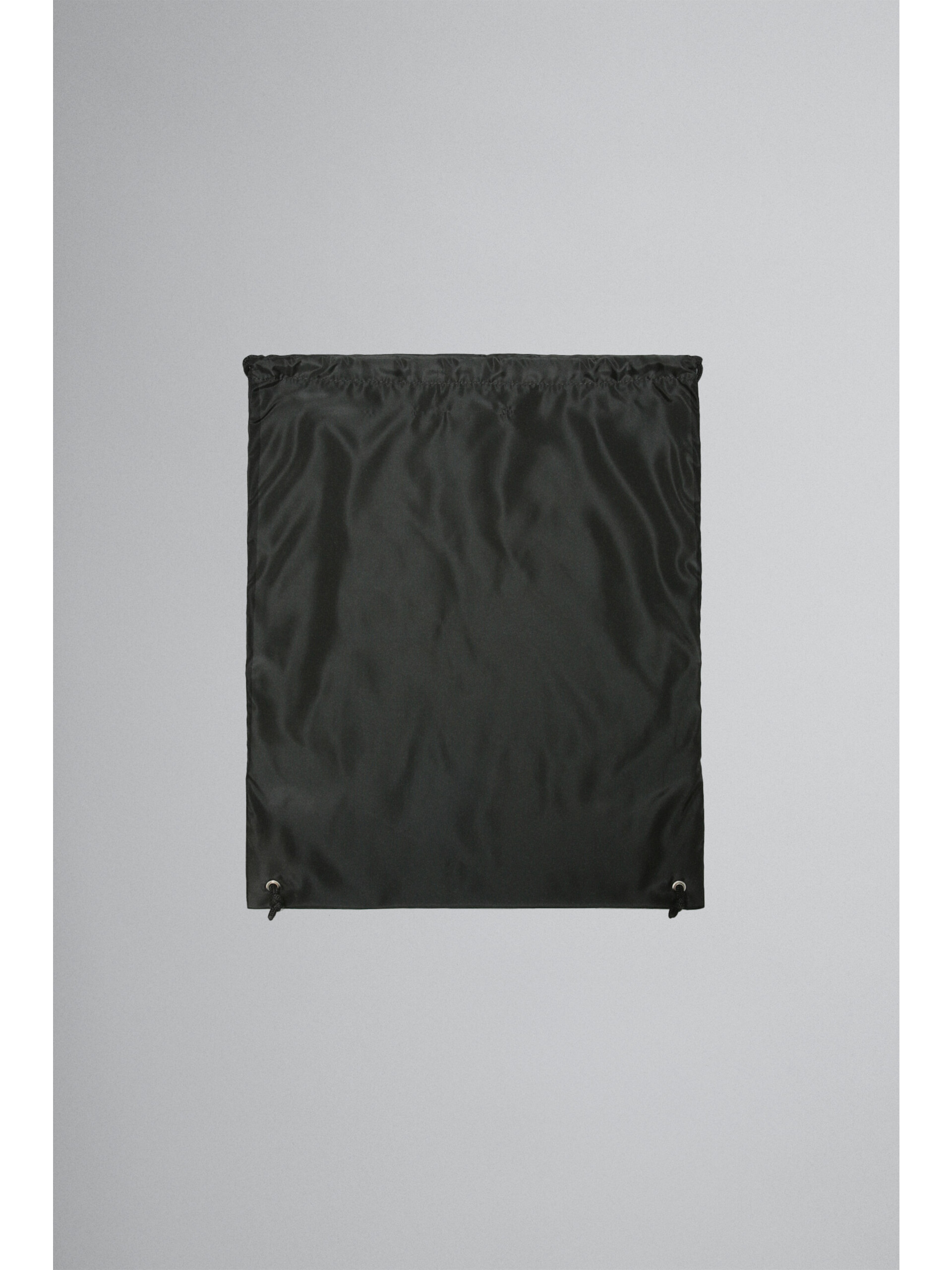 Black drawstring bag with sequin patch - Bags - Image 2
