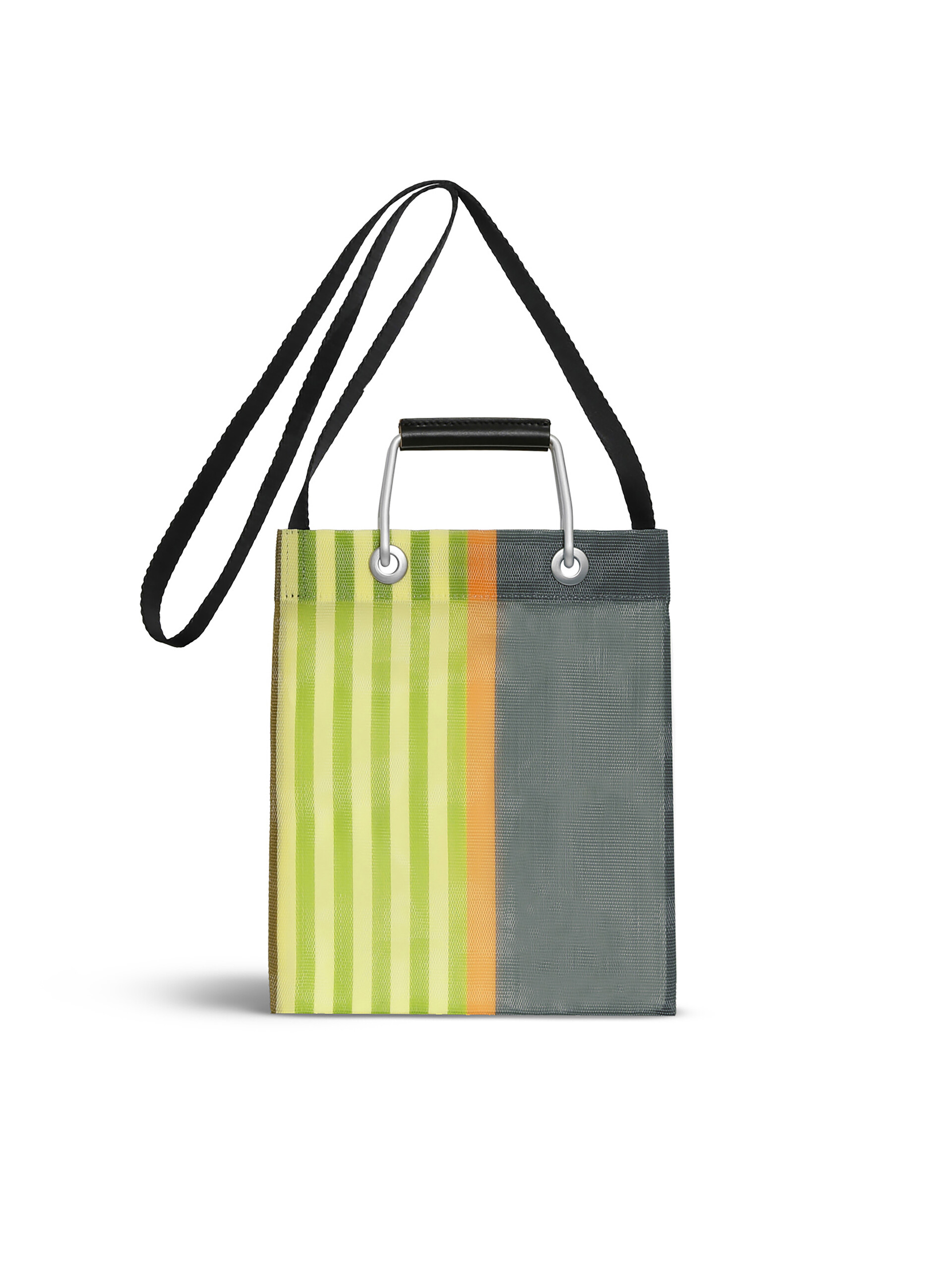 グリーンブルー(ターコイズ) MARNI MARKET STRIPE MINI SHOULDER BAG - ハンドバッグ - Image 3