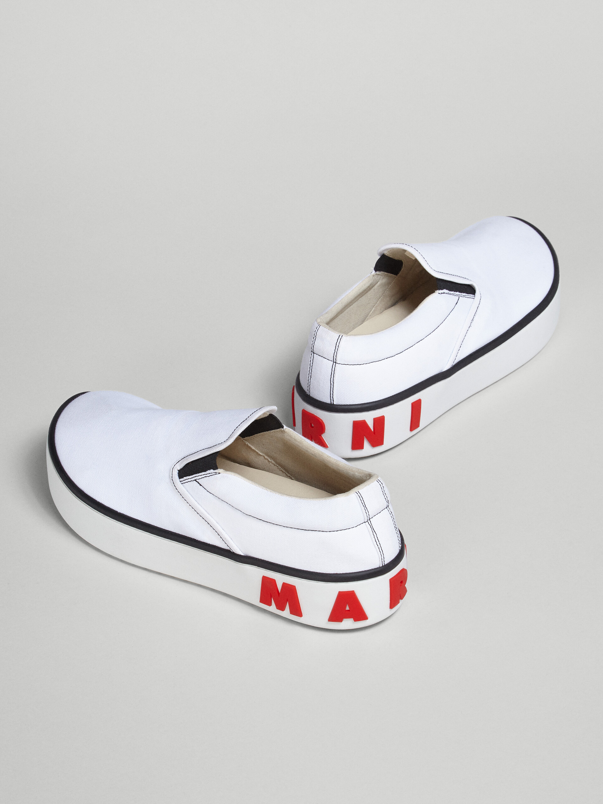 Canvas slip-on PAW sneaker with back maxi logo - Sneakers - Image 5