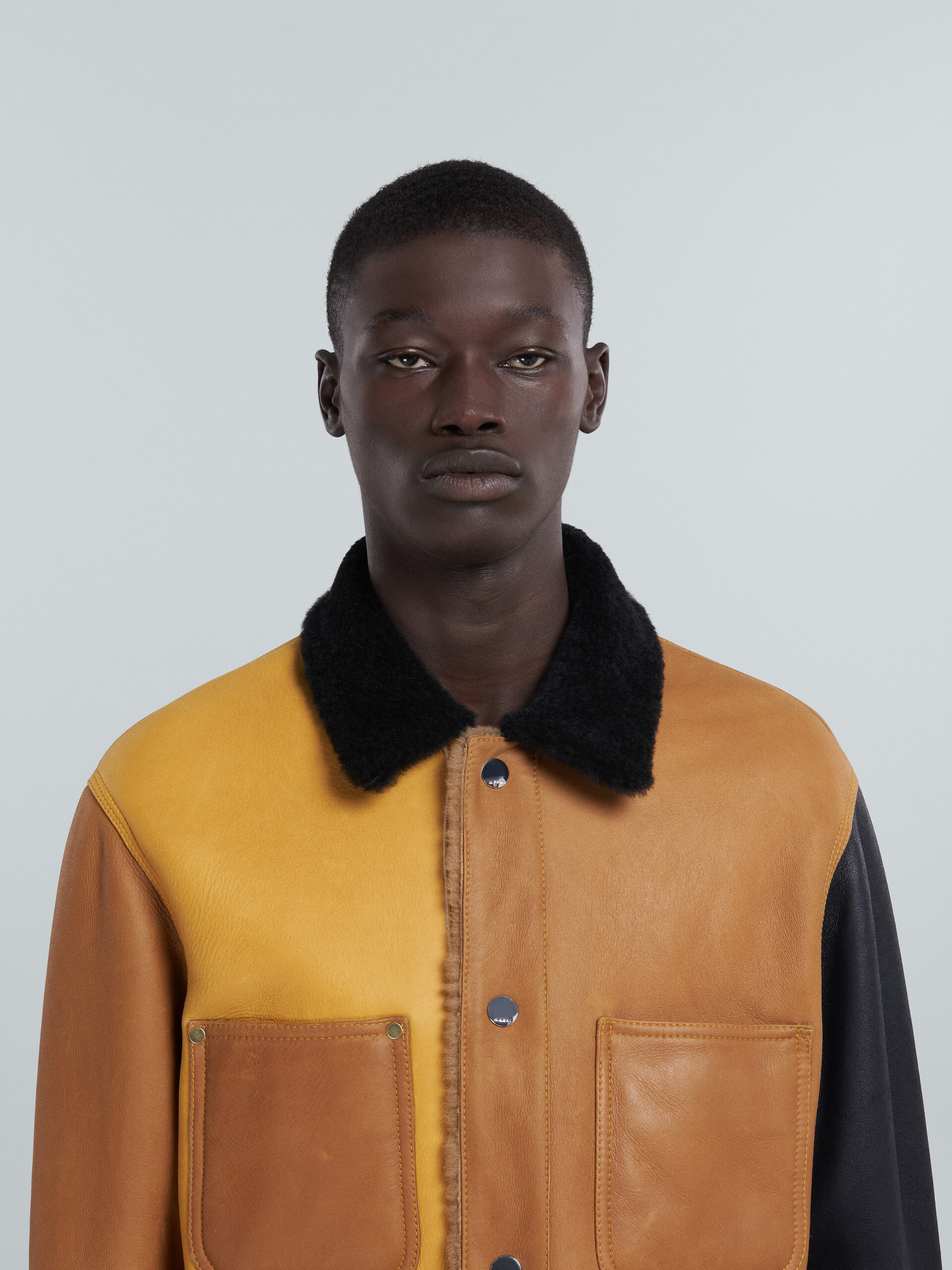MARNI x CARHARTT WIP - shearling reversible jacket - Jackets - Image 4