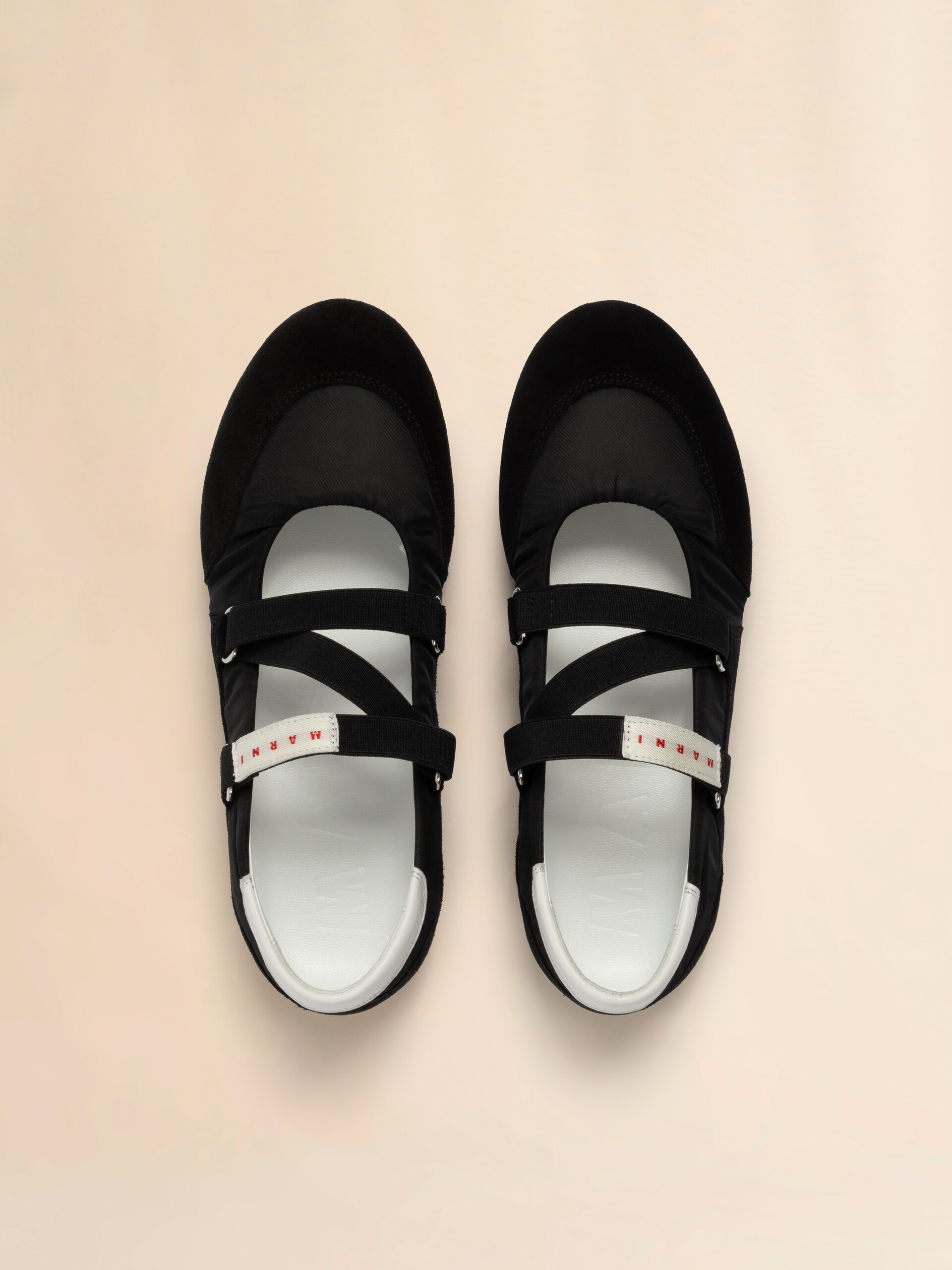 Soccer Retro black ballerina trainers - Sneakers - Image 4