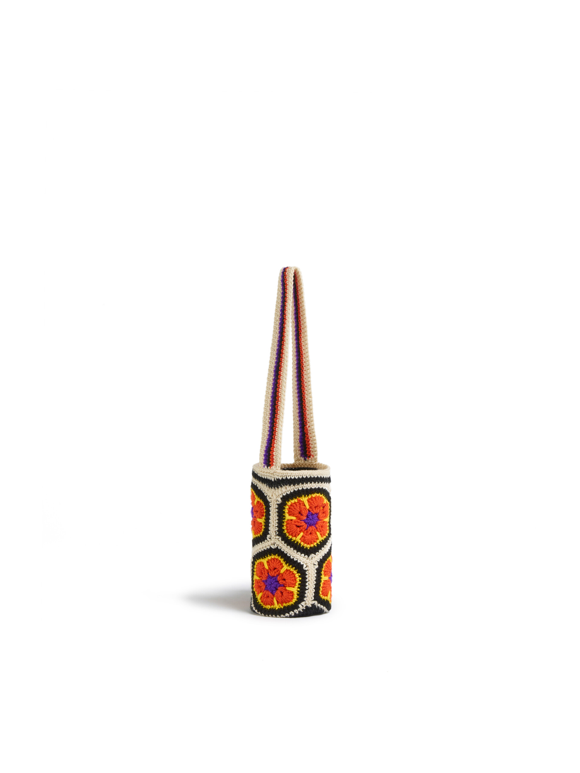 Portabottiglia MARNI MARKET in lana tecnica crochet arancione - Arredamento - Image 2