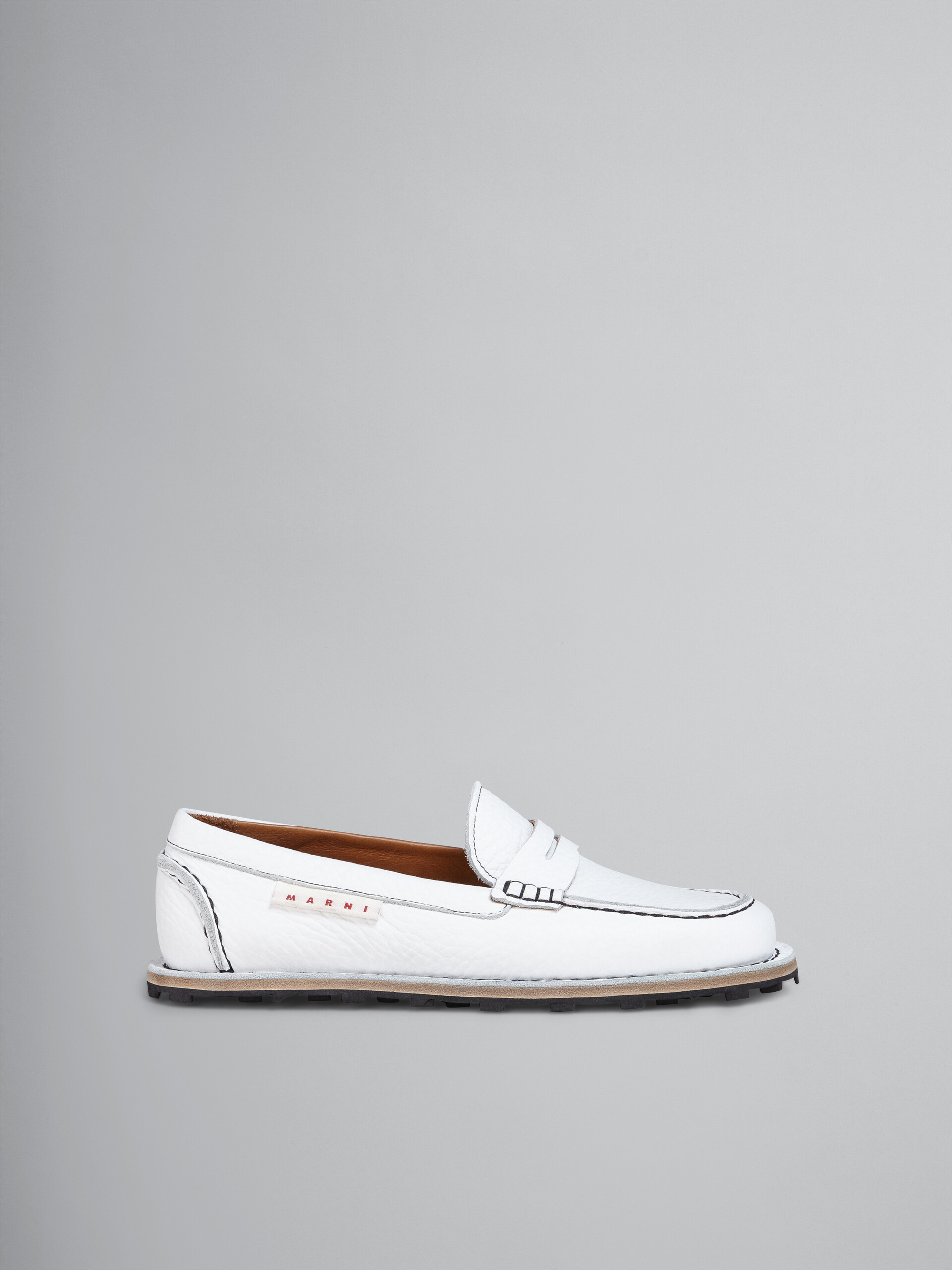Grained calf leather moccasin - Mocassin - Image 1