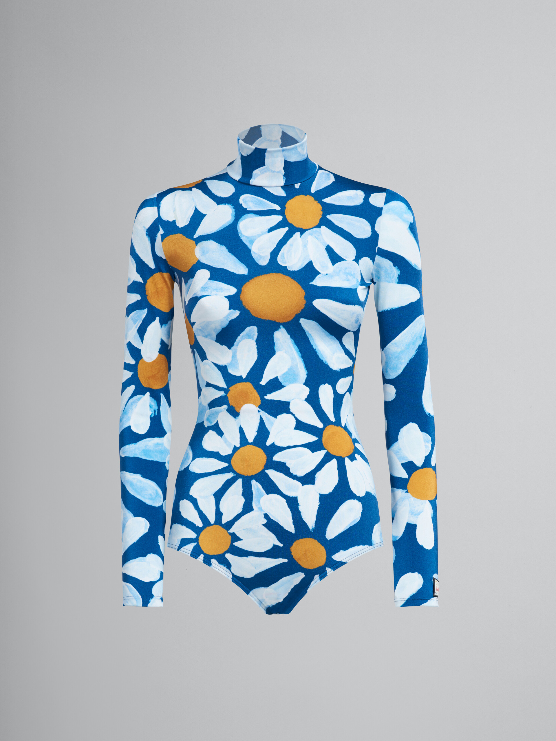 Blue Euphoria print stretch bodysuit - Swimwear - Image 1