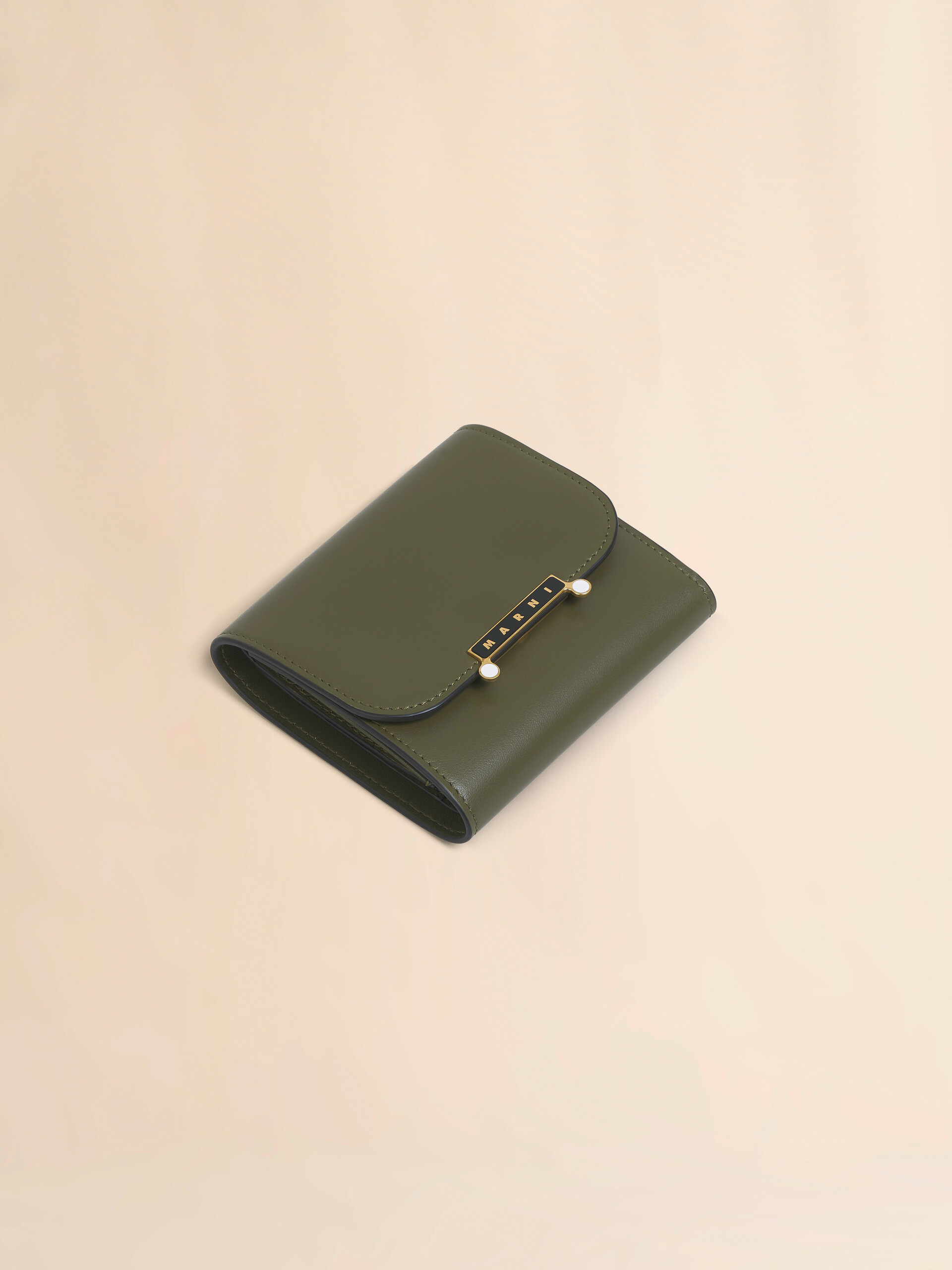 ブラウン レザー製 Envelope 三つ折りウォレット - 財布 - Image 5