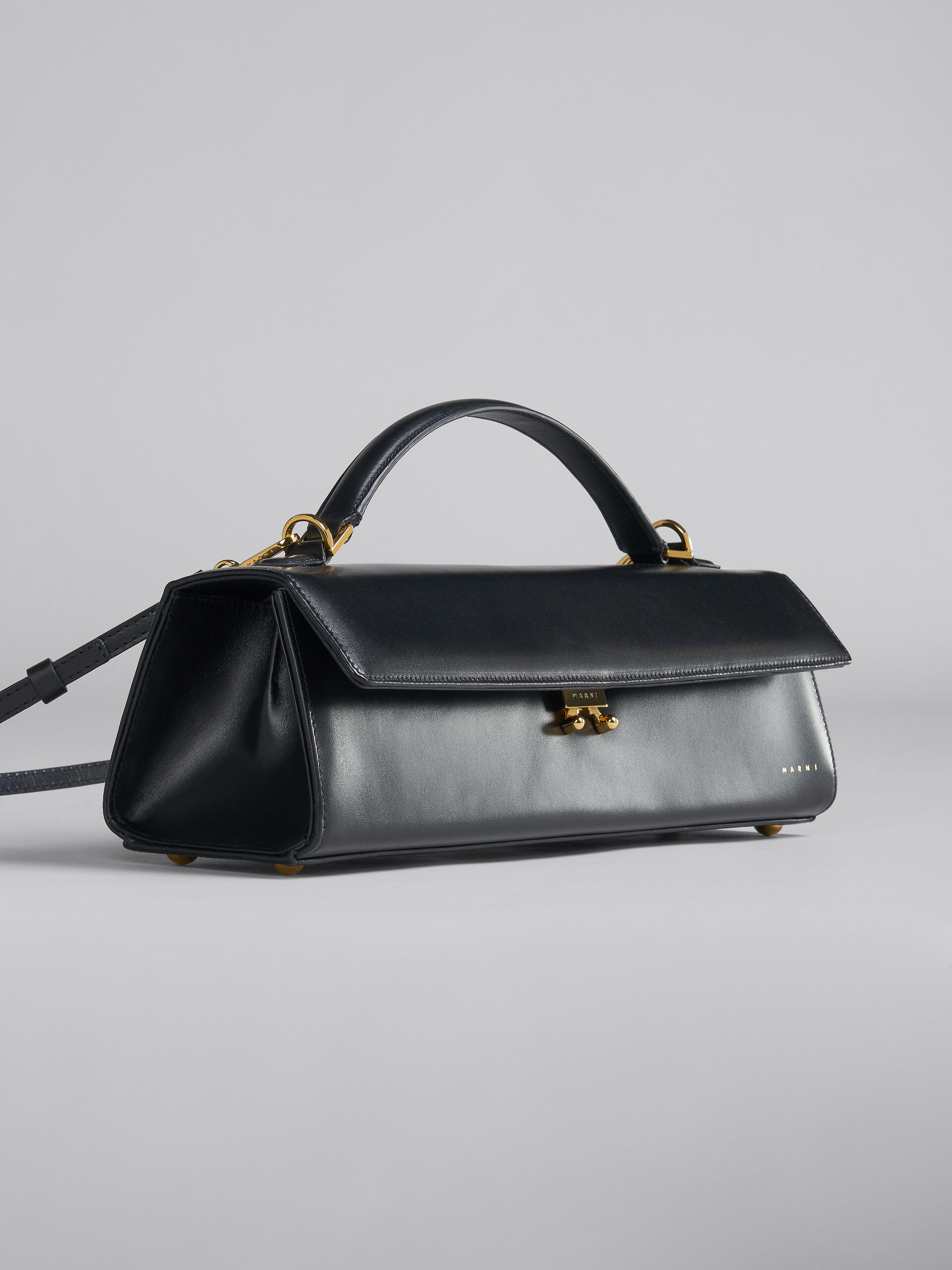 Relativity Large Bag in black leather - Handbags - Image 5
