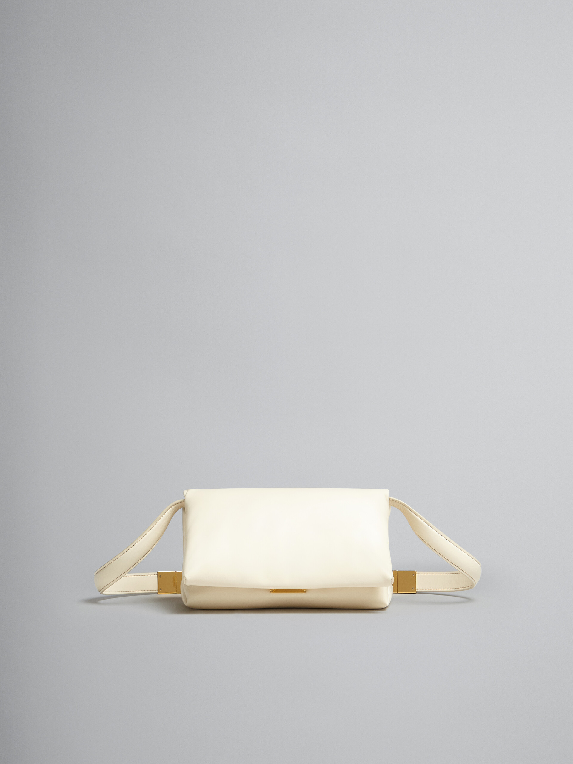 Small white calfskin Prisma bag - Shoulder Bag - Image 1