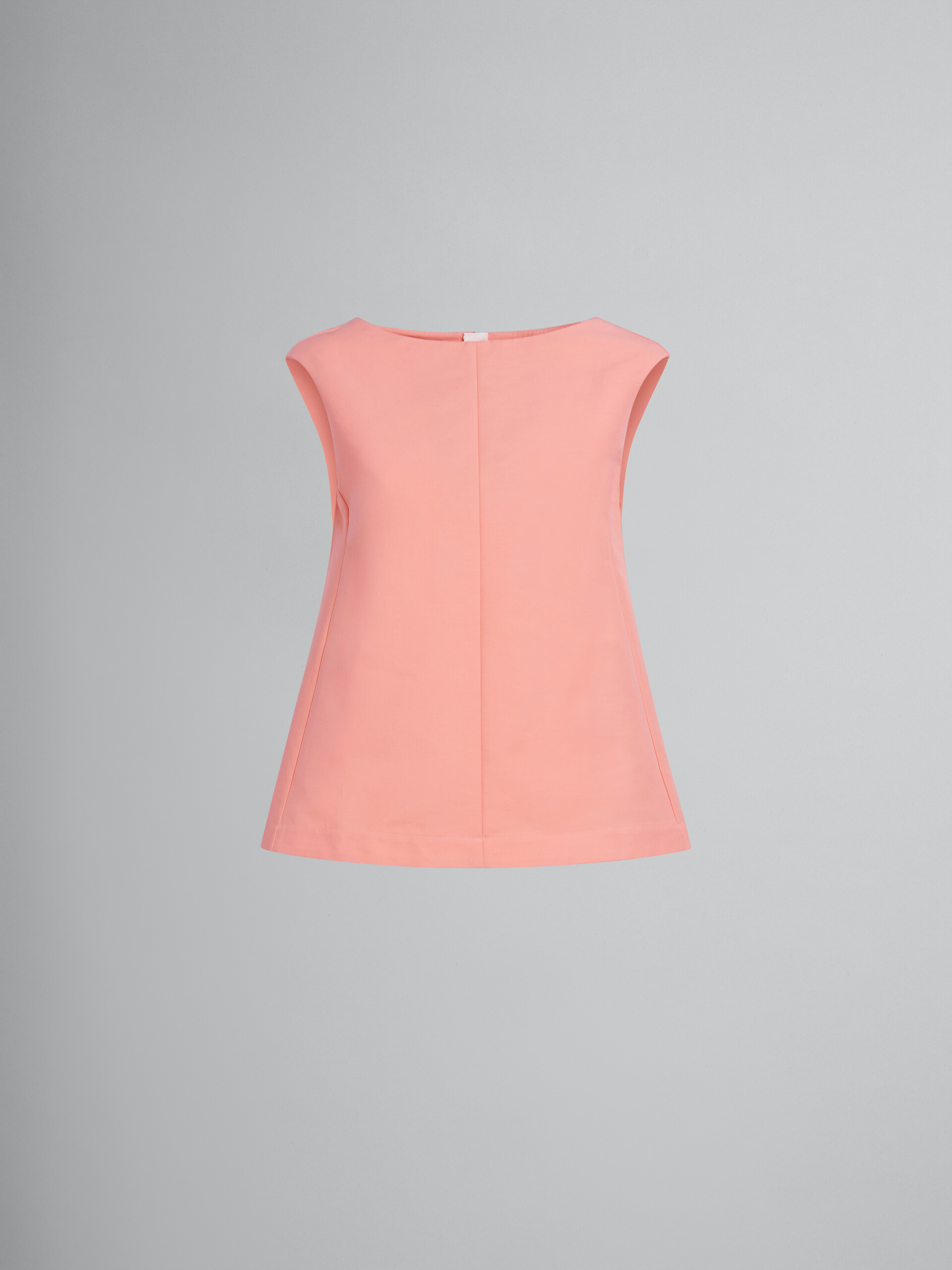 Peach cady cocoon top - Shirts - Image 1