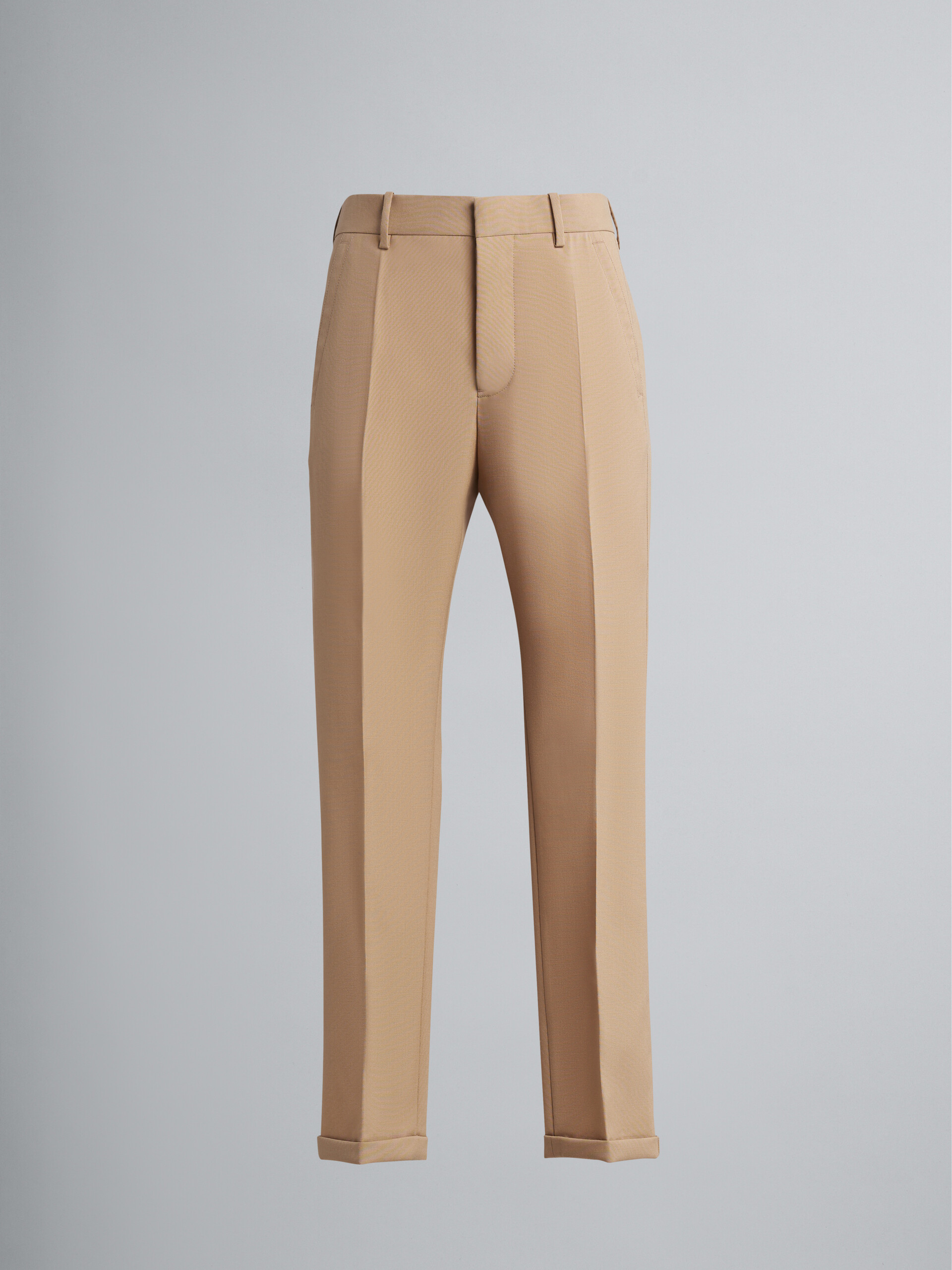 Tropical wool straight-leg trousers | Marni