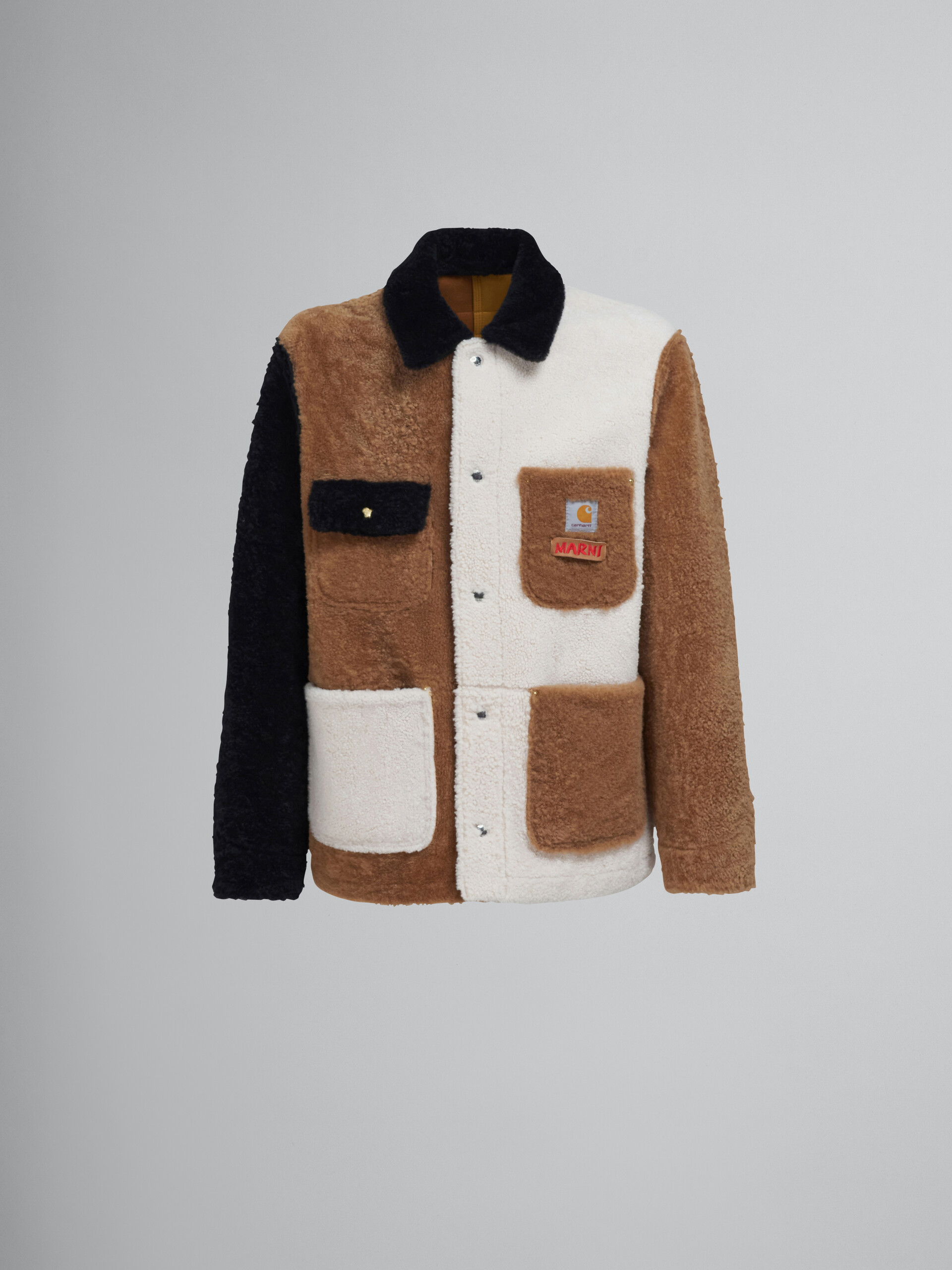 MARNI x CARHARTT WIP - shearling reversible jacket - Jackets - Image 1
