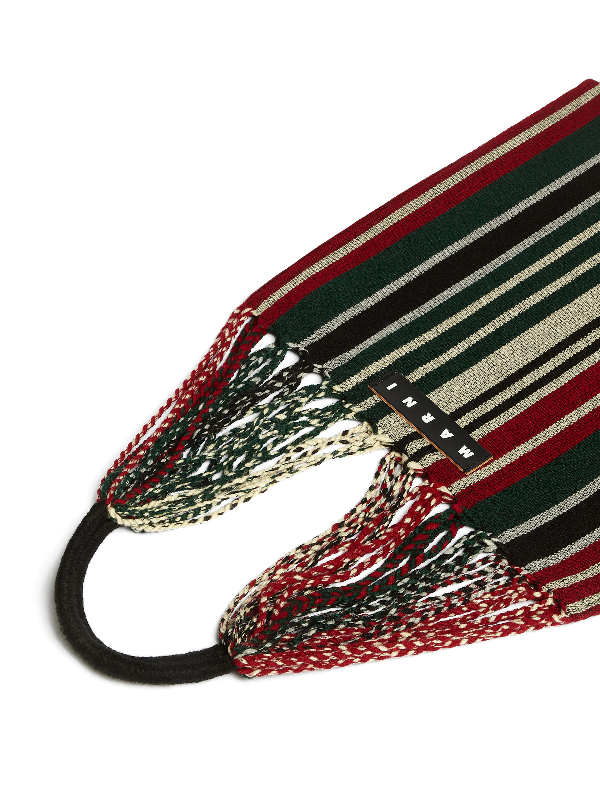 MARNI MARKET HAMMOCK bag in multicolour red polyester - Bags - Image 4