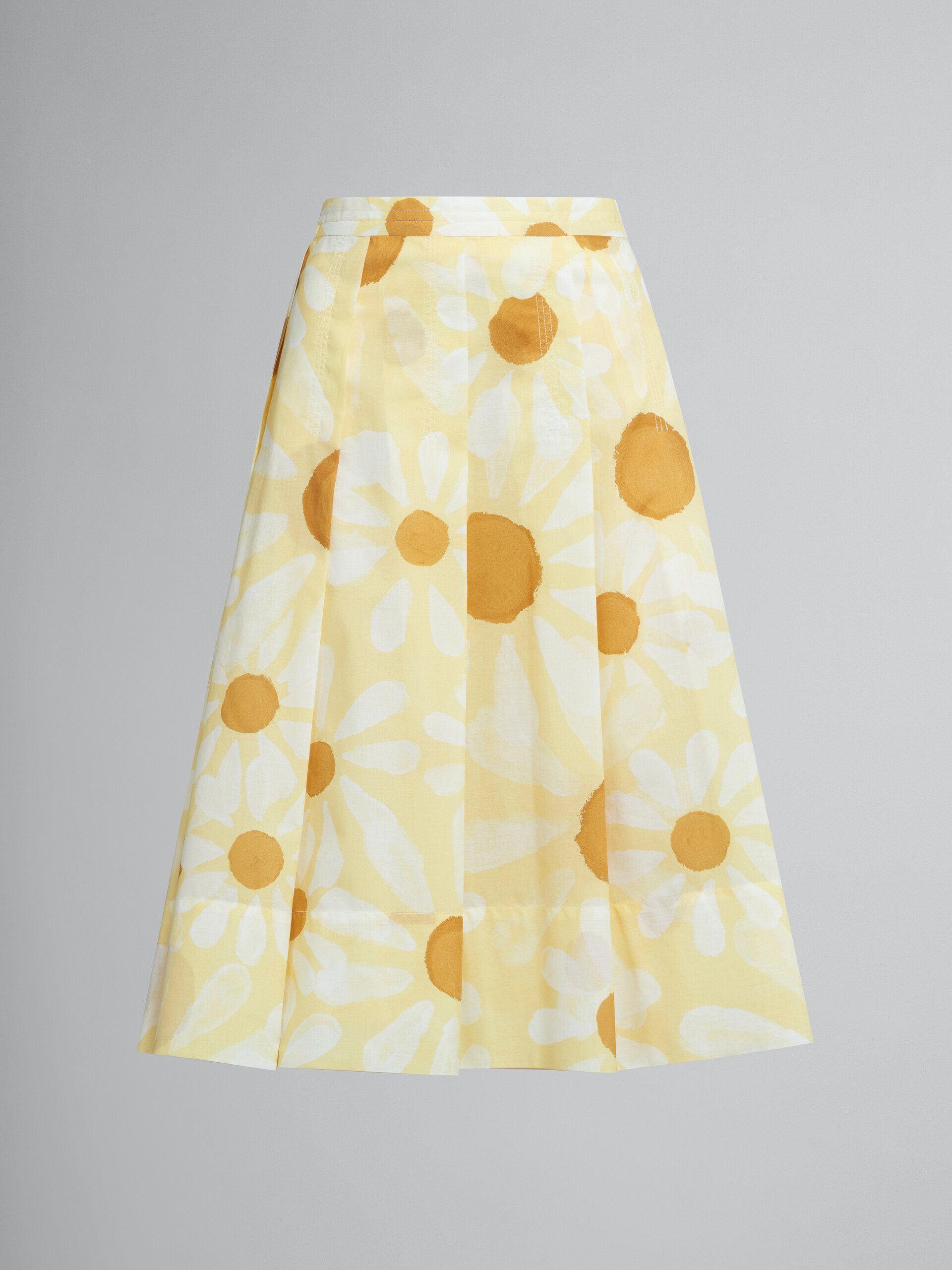 Euphoria print cotton voile skirt - Skirts - Image 1